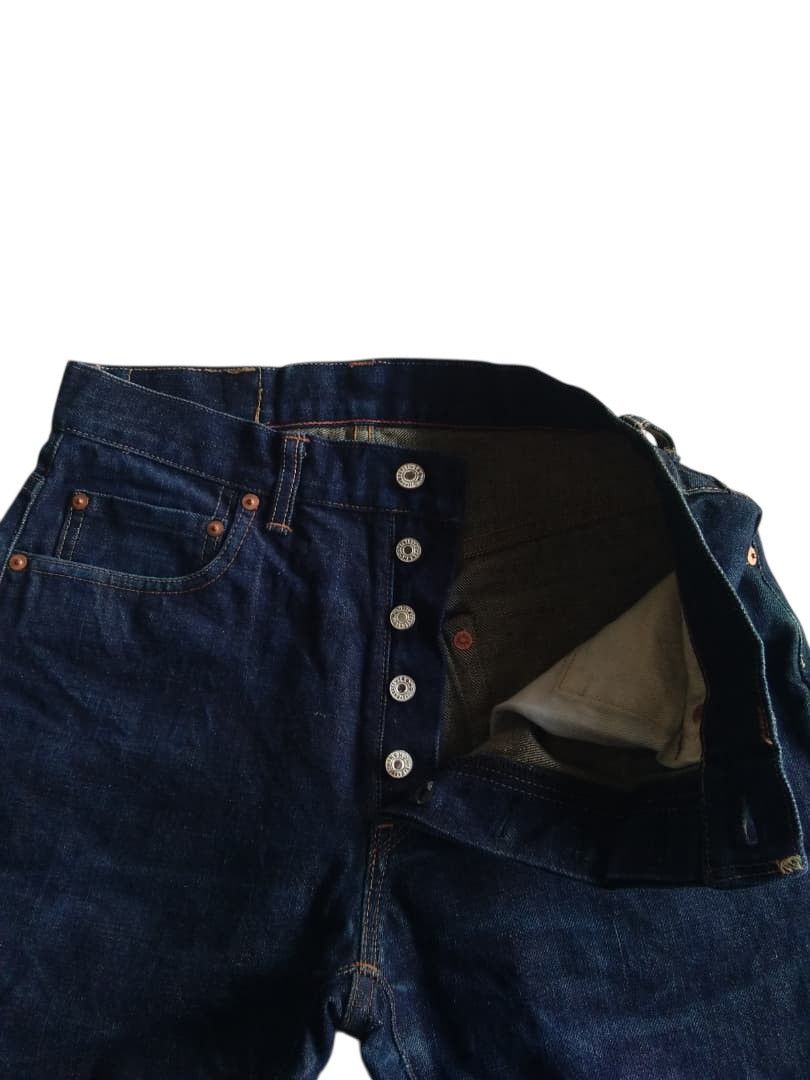 Kapital BLUE BLUE PURE INDIGO HOLLYWOOD RANCH MARKET JAPANESE DENIM Size US 29 - 10 Thumbnail