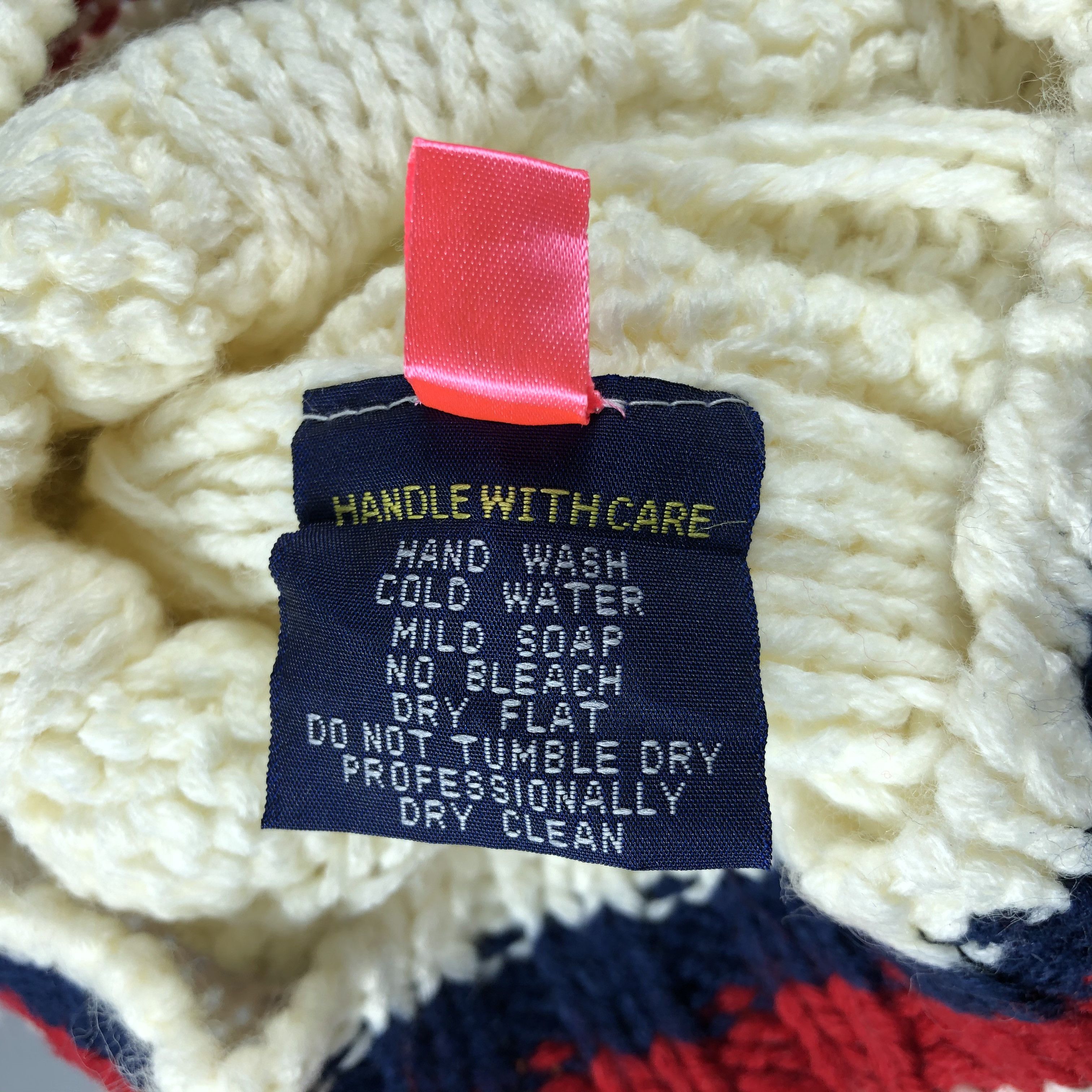 Japanese Brand × Vintage LDS Cable Knit Beanie Snow Hat Snow Cap -D974 Size ONE SIZE - 6 Thumbnail