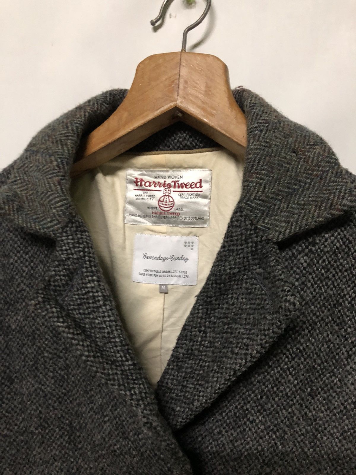 Harris Tweed Harris Tweed x Sevendays Sunday Coat Jacket Size US M / EU 48-50 / 2 - 6 Thumbnail