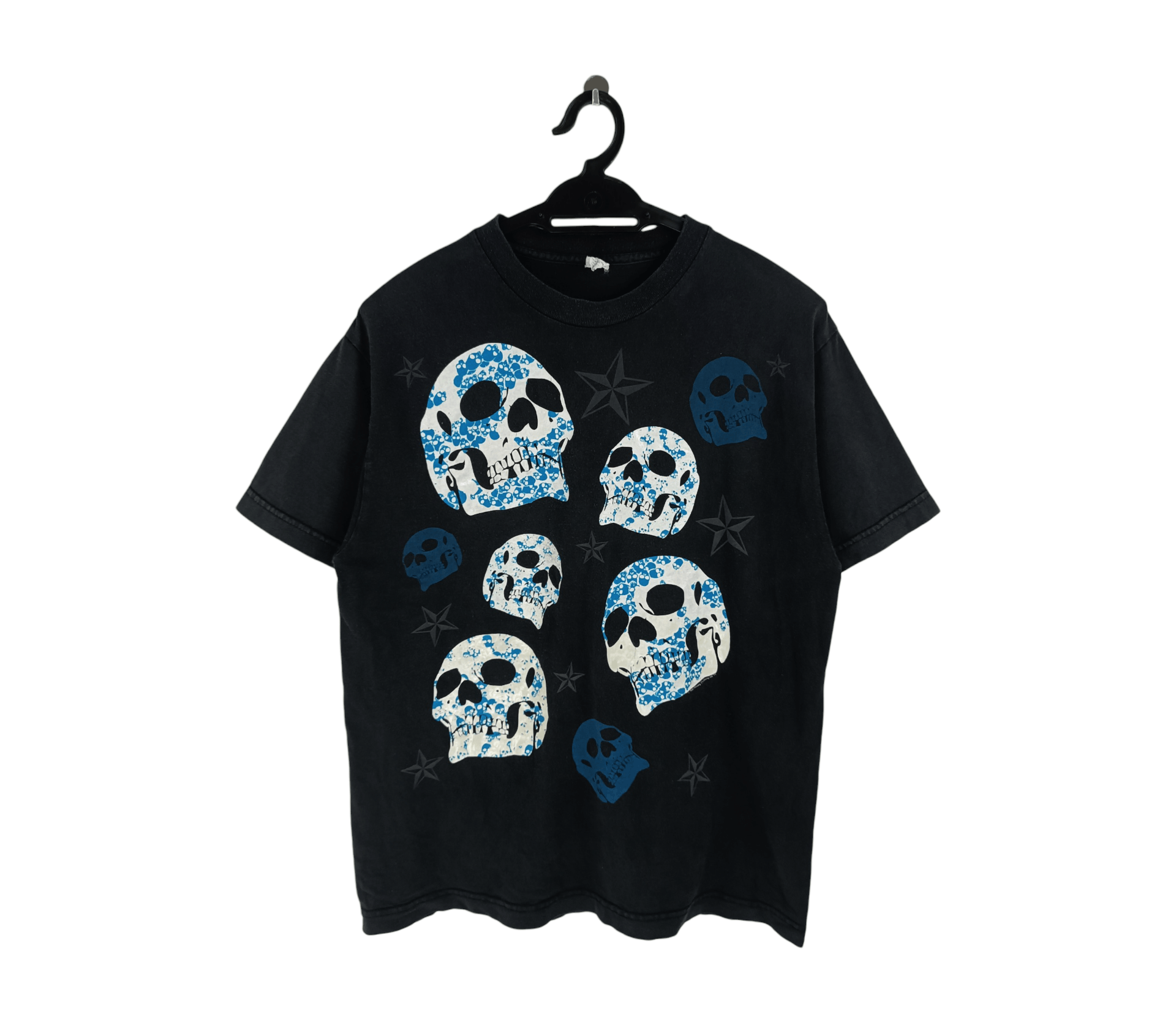 Vintage VINTAGE Y2K STAR SKULL FADED TEE HORROR PUNK GRUNGE METAL Size US M / EU 48-50 / 2 - 1 Thumbnail
