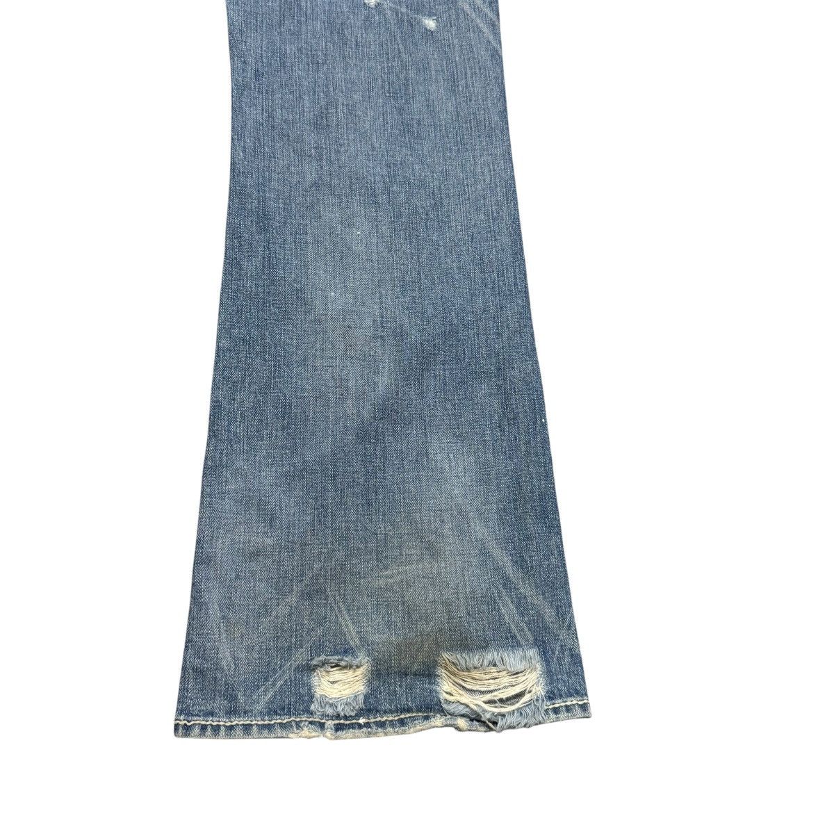 True Religion Vintage True Religion Denim Flare Jeans Distressed Size US 33 - 16 Thumbnail