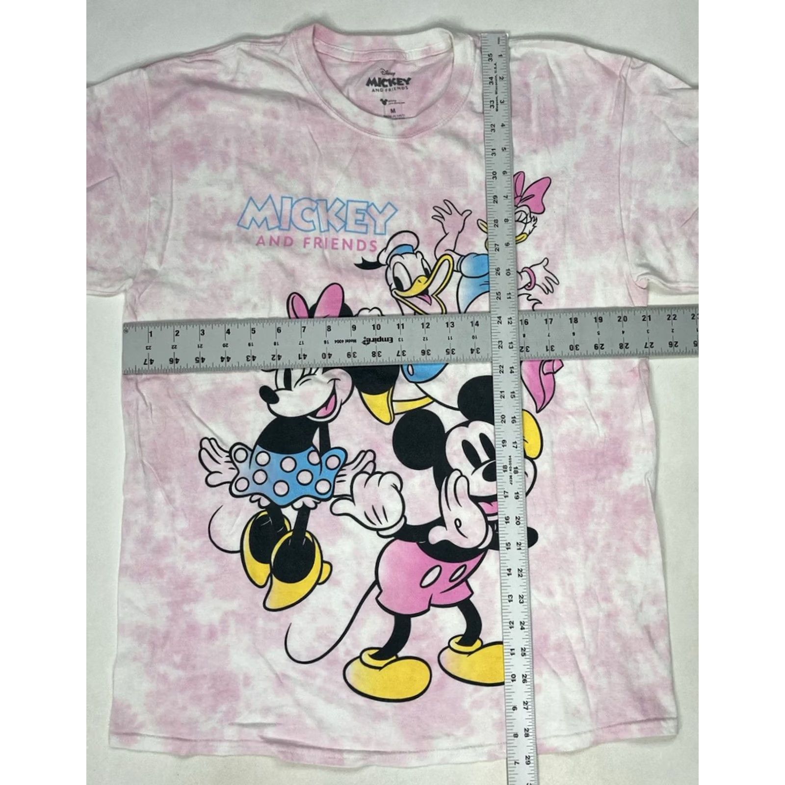 Disney VINTAGE Disney Mickey Mouse And Friends Graphic T-shirt Men Medium Pink Tie Dye Size US M / EU 48-50 / 2 - 5 Thumbnail