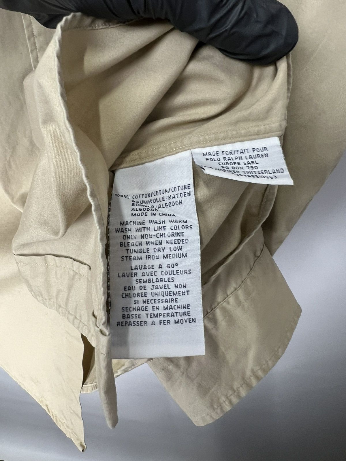 Polo Ralph Lauren Polo Ralph Lauren beige Office Shirt Button Up Size M Size US M / EU 48-50 / 2 - 4 Thumbnail