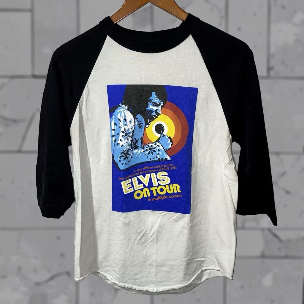 Vintage Steady Tee Mens S White VTG Elvis Presley Mid Sleeve Cotton Graphic Size Size US S / EU 44-46 / 1 - 1 Thumbnail