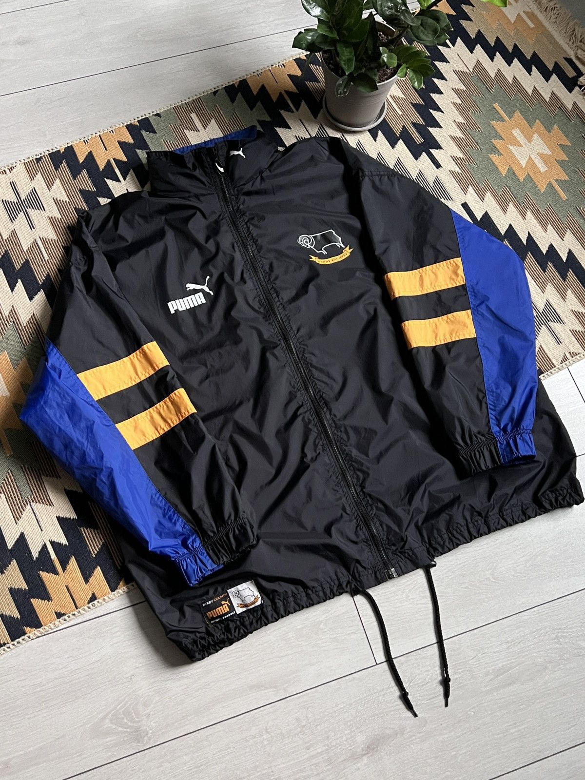 Puma RARE❗️Vintage Puma Derby County 1995-97 Training Jacket Size US XL / EU 56 / 4 - 2 Thumbnail