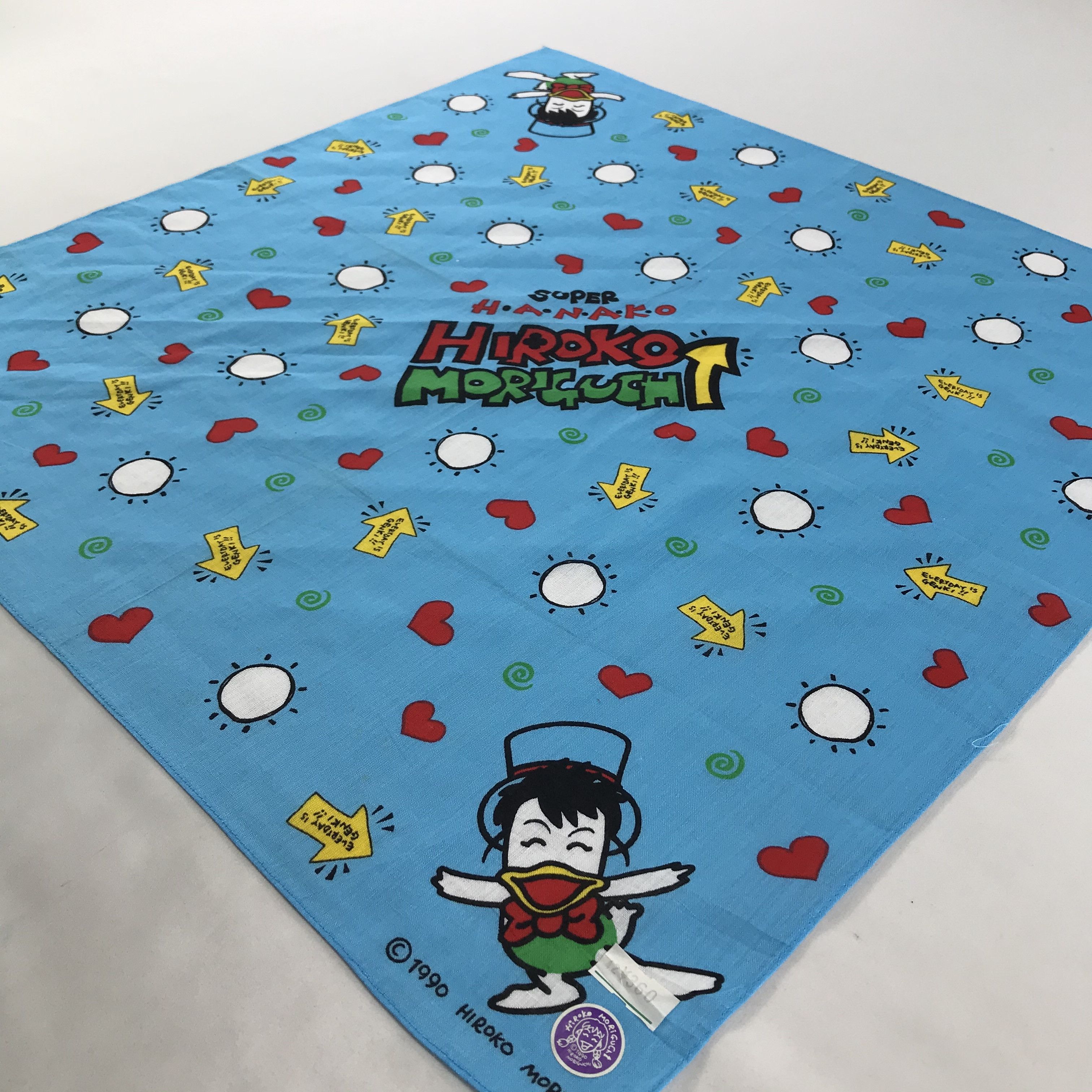 Anime × Japanese Brand × Vintage Vintage Cartoon Bandana / Handkerchief / Neckerchief - S1844 Size ONE SIZE - 2 Thumbnail