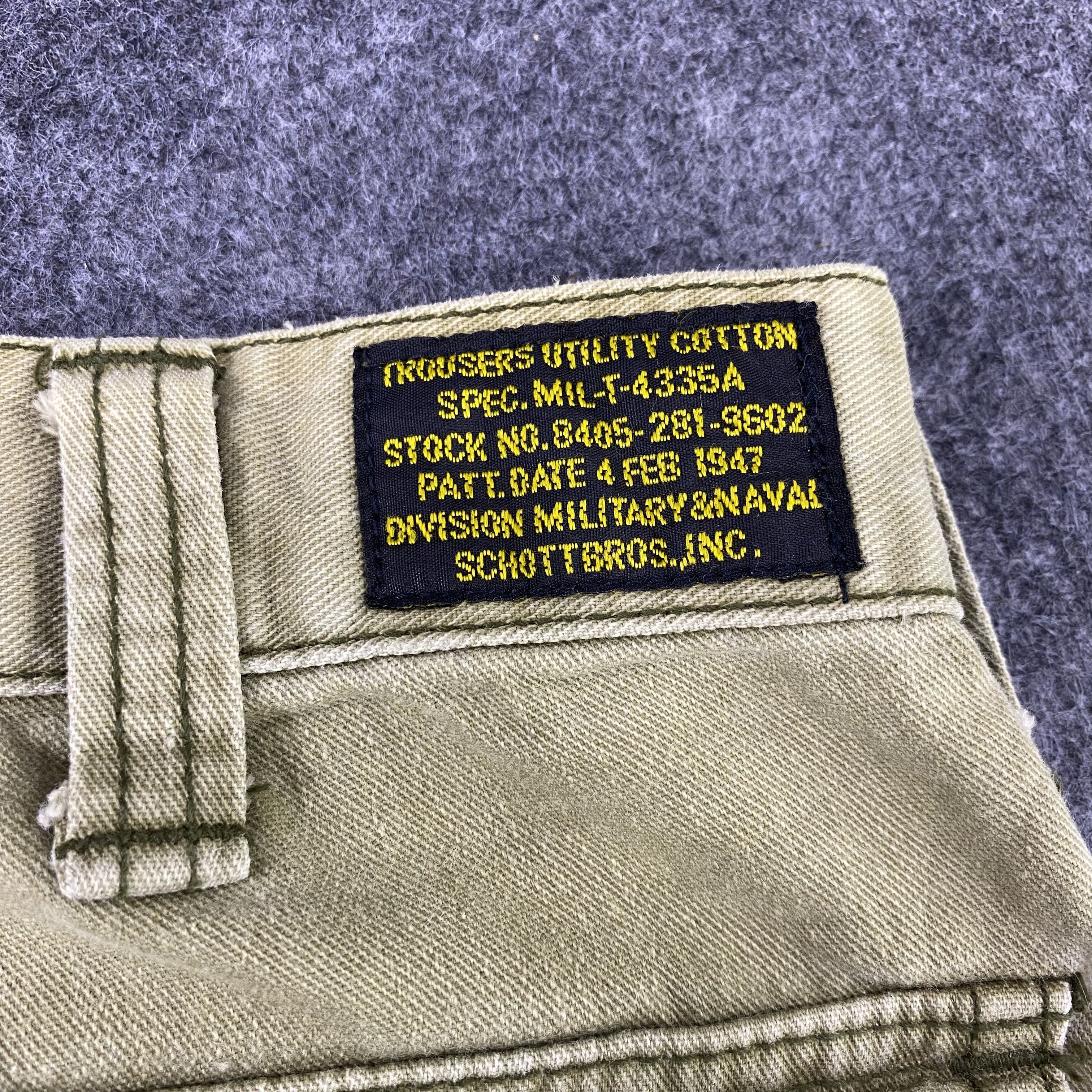 Schott Schott NYC Military Cargo Pants-C002 Size US 30 / EU 46 - 12 Thumbnail