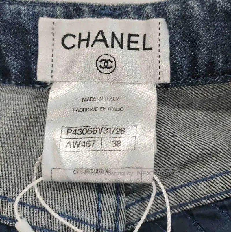 Chanel Chanel Gray Cotton Women's Denim Pants . Size 27" / US 4 / IT 40 - 3 Thumbnail