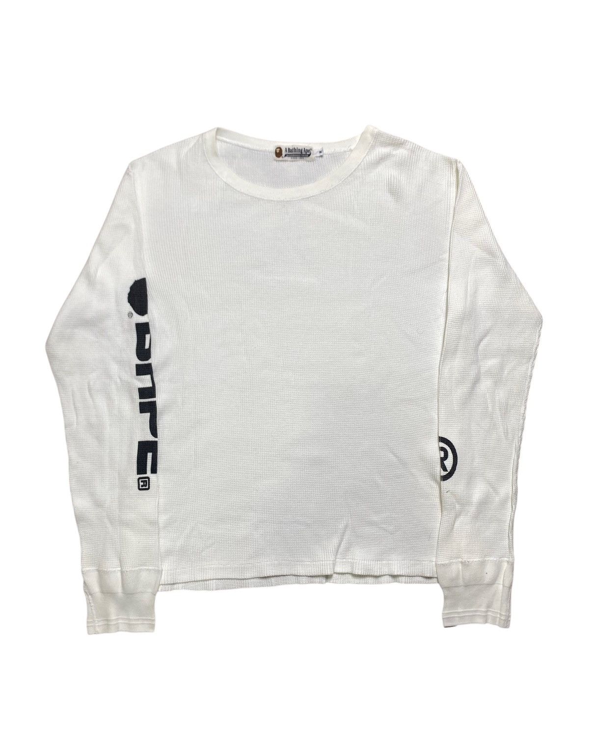 Bape VINTAGE WHITE TEE THE BATHING APE LONG SLEEVE Size US M / EU 48-50 / 2 - 1 Thumbnail