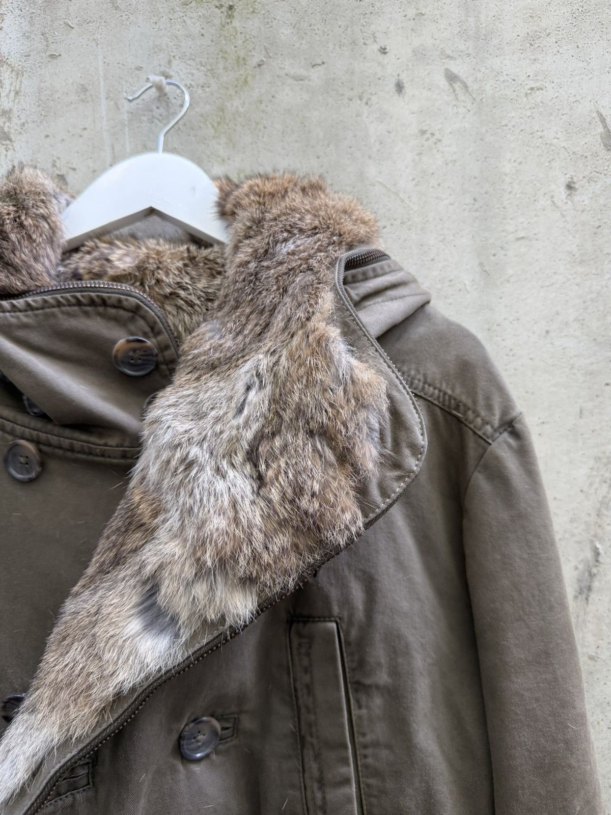 Dolce & Gabbana Dolce & Gabbana Rabbit Fur Lined Parka Size US M / EU 48-50 / 2 - 6 Thumbnail
