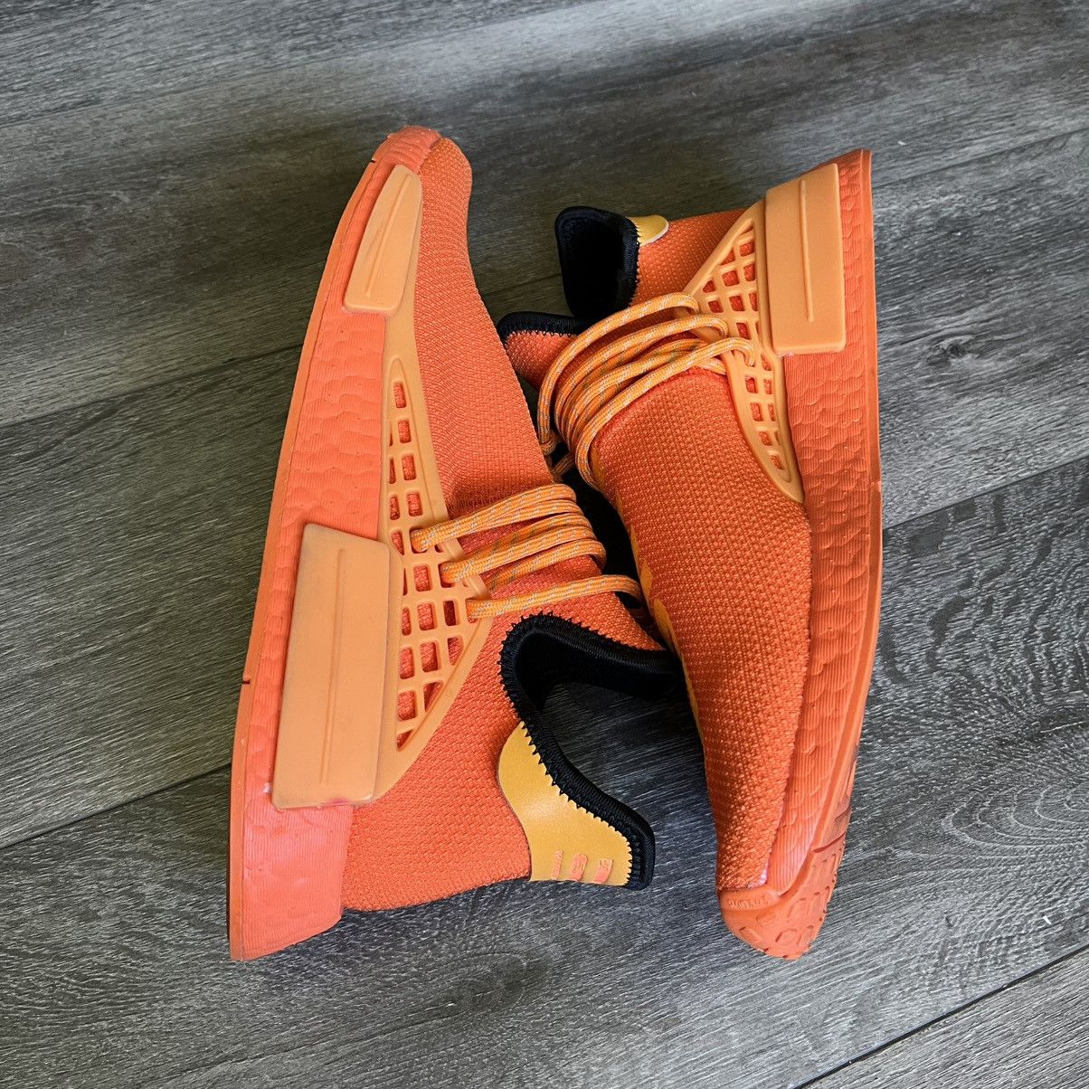 Adidas × Pharrell adidas Pharrell Williams Orange NMD Hu Sneakers GY0095 10.5 Size US 10.5 / EU 43-44 - 3 Thumbnail
