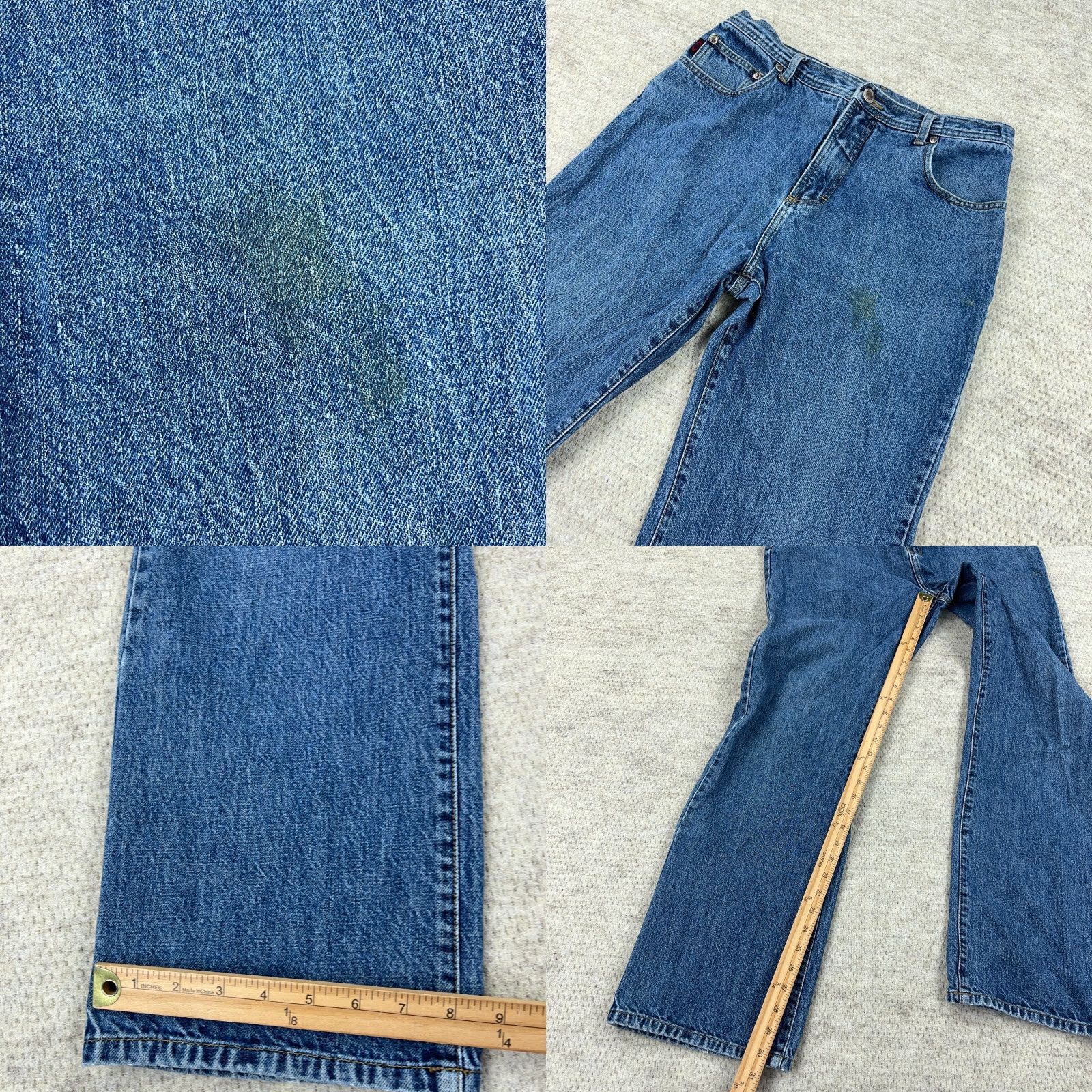 Oakley VINTAGE Oakley Jeans Men 34x30 Denim Straight 90s Grunge Blue Mens Size US 34 / EU 50 - 8 Thumbnail