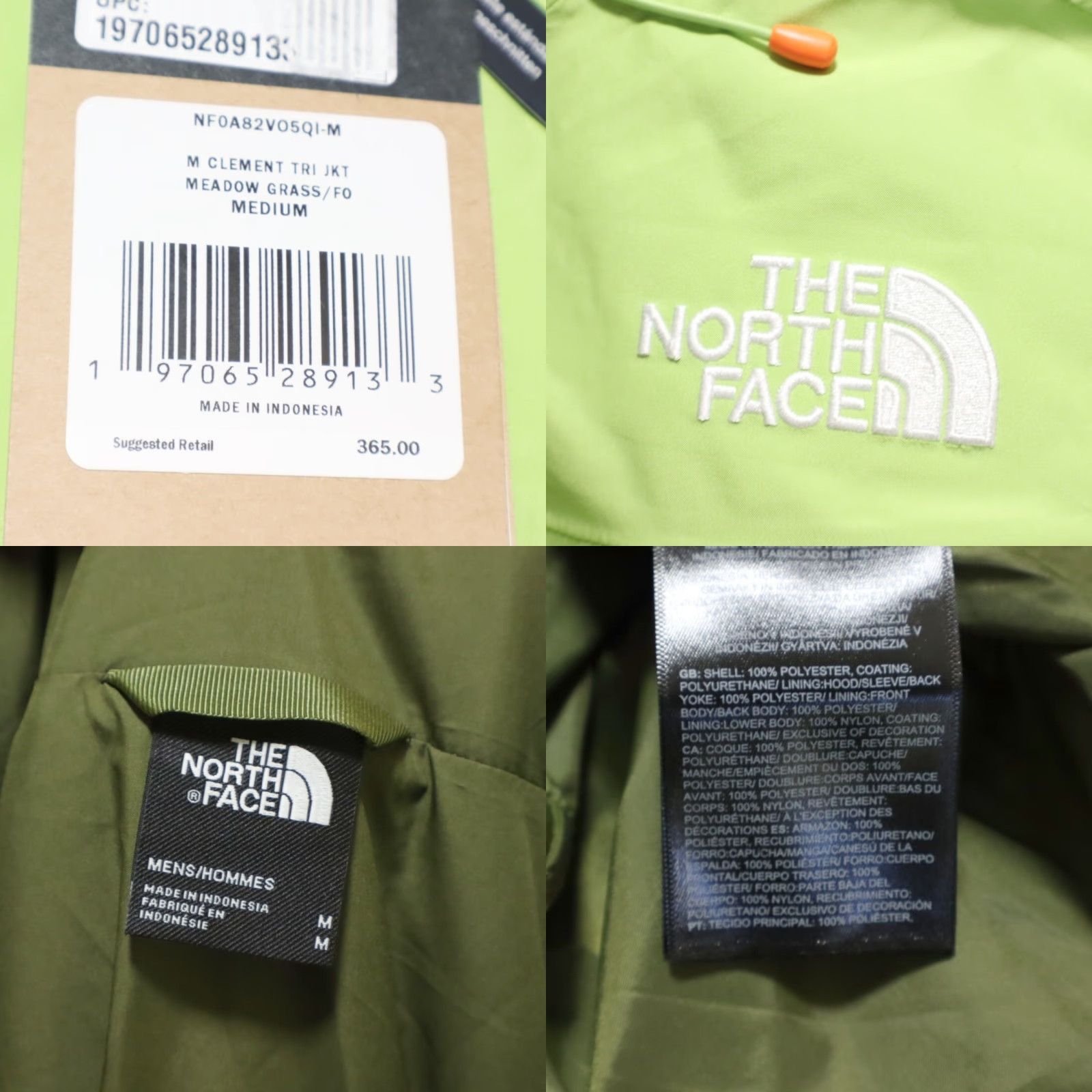 The North Face The North Face Clement Triclimate Jacket Meadow Grass M Mens Size US M / EU 48-50 / 2 - 8 Thumbnail