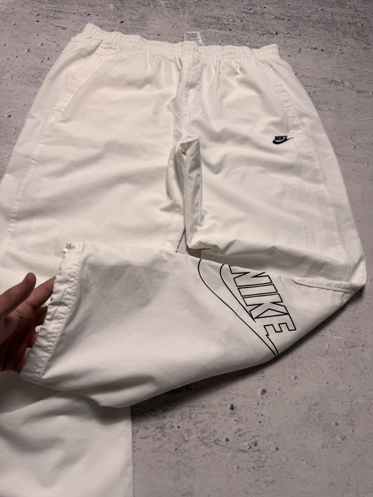 Nike × Vintage NIKE VINTAGE BASIC LOGO OVERSIZE BAGGY PANTS Size US 34 / EU 50 - 3 Thumbnail