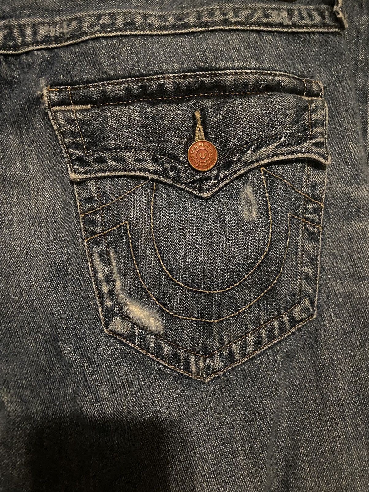 True Religion × Vintage 2017 True religion jean’s distressed Size US 36 / EU 52 - 1 Thumbnail