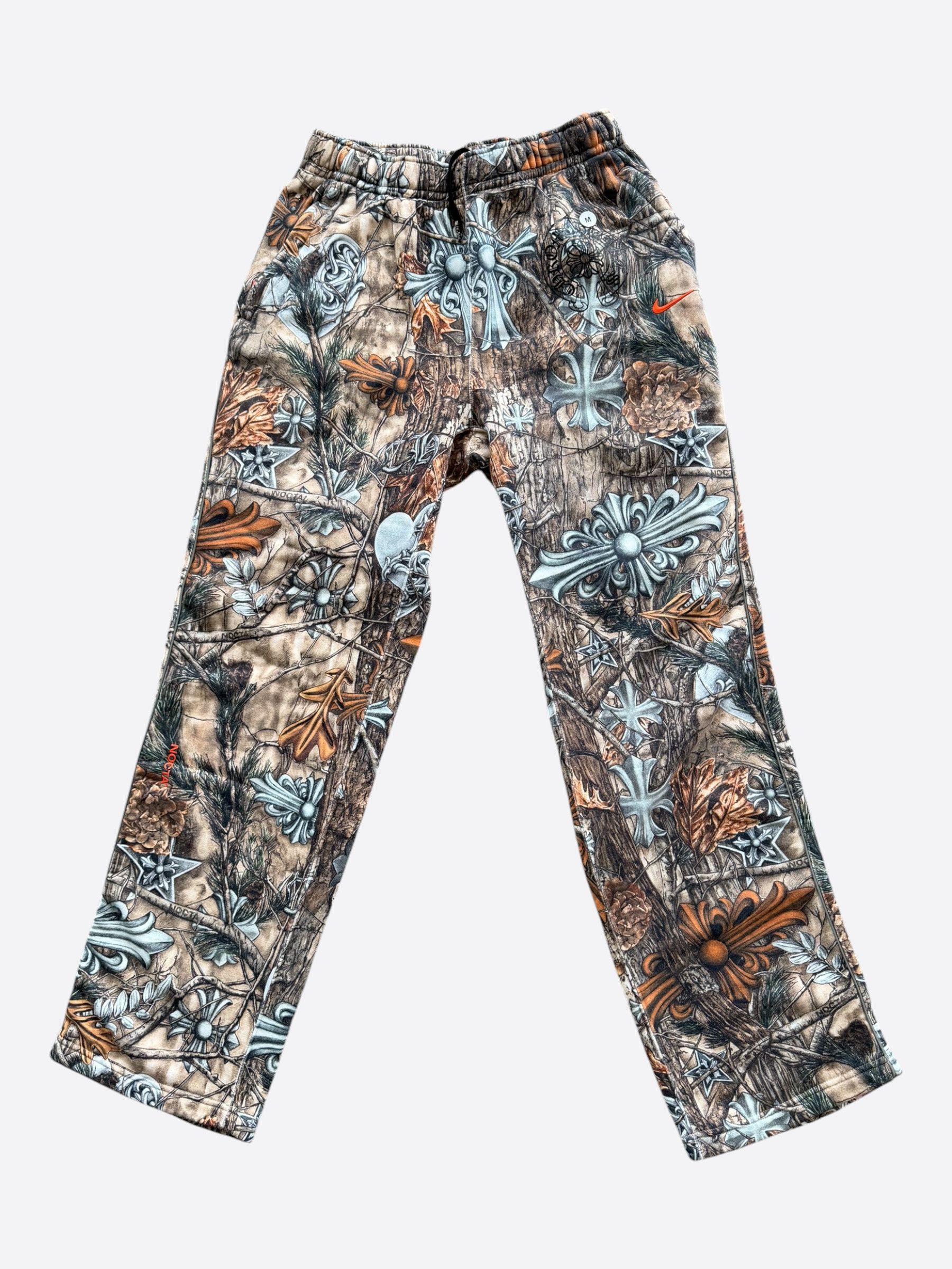 Chrome Hearts Nike NOCTA Camouflage Horseshoe Logo Sweatpants Size US 32 / EU 48 - 1 Thumbnail