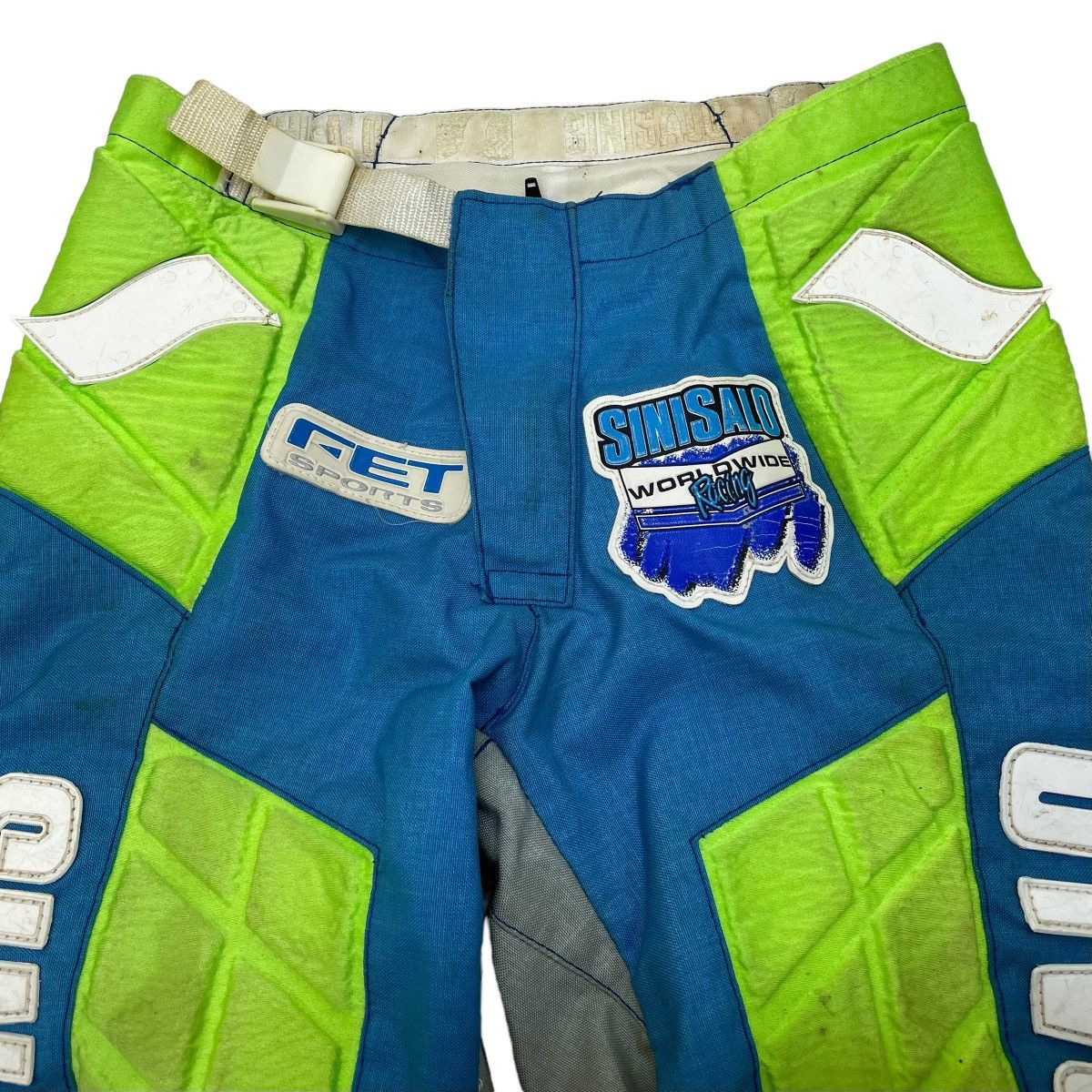 Vintage 🔥Vtg Japanes Sinisalo Emboss Worldwide Motocross Racing Size US 30 / EU 46 - 3 Thumbnail