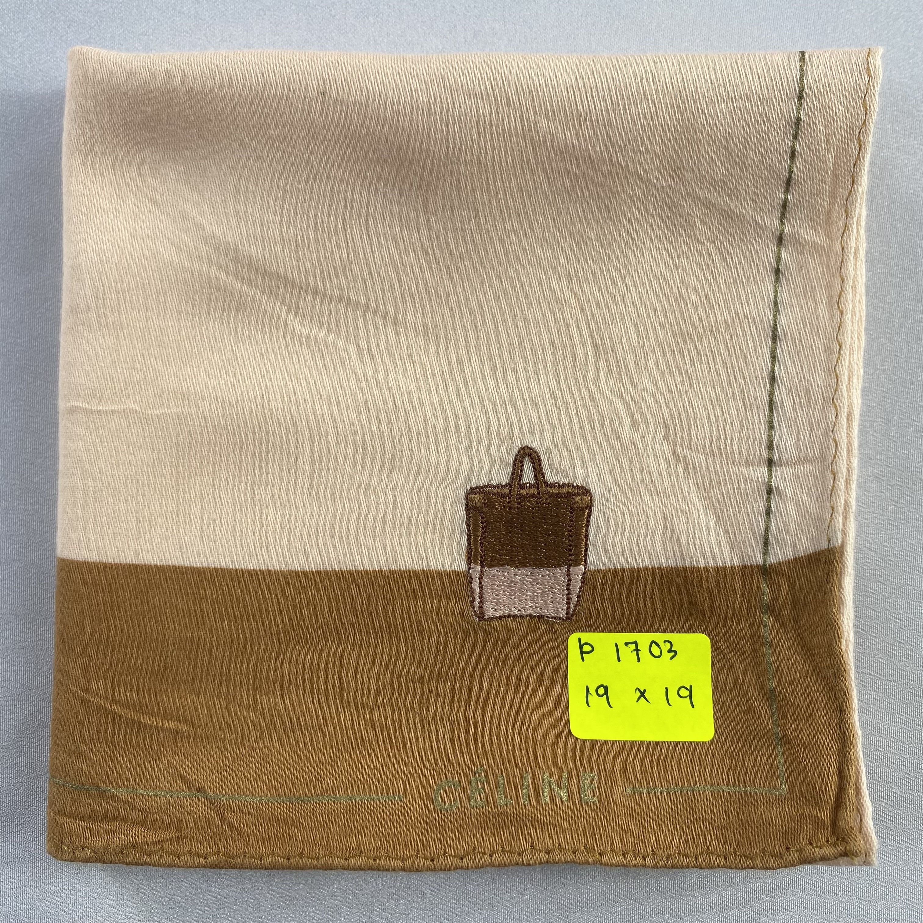 Celine × Vintage Celine Bandana/ Handkerchief / Neckerchief-P1703 Size ONE SIZE - 4 Thumbnail