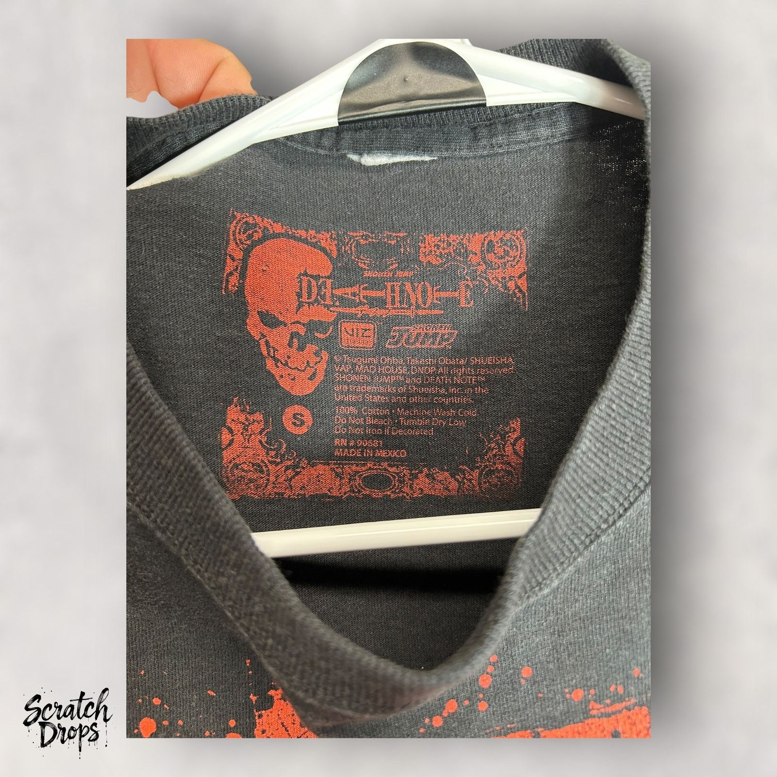 Other Vtg Y2K Death Note T-Shirt Sz S Shonen Jump Graphic Tee Mens Size US S / EU 44-46 / 1 - 2 Thumbnail