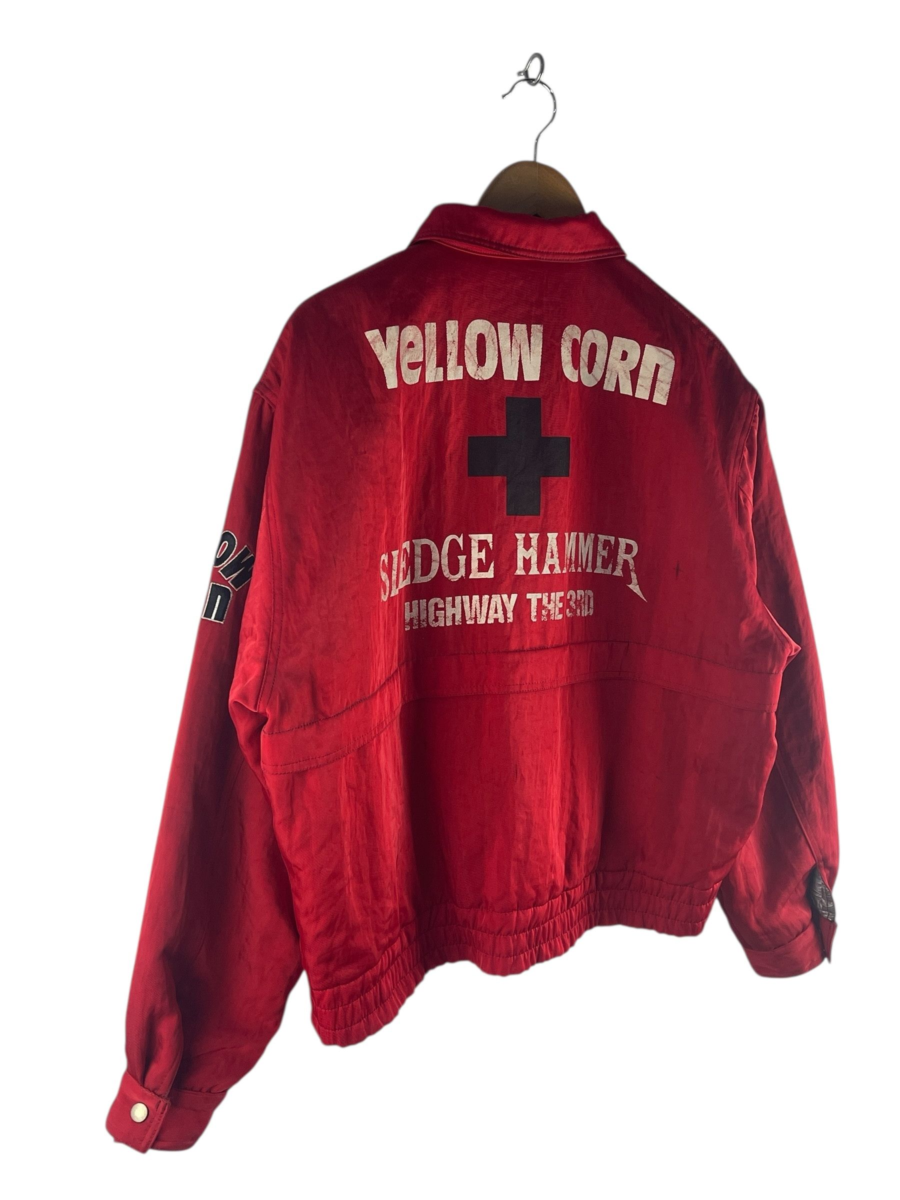 YELLOW CORN Vintage Yellow Corn Highway Magician Racing Jacket Red Size US L / EU 52-54 / 3 - 5 Thumbnail