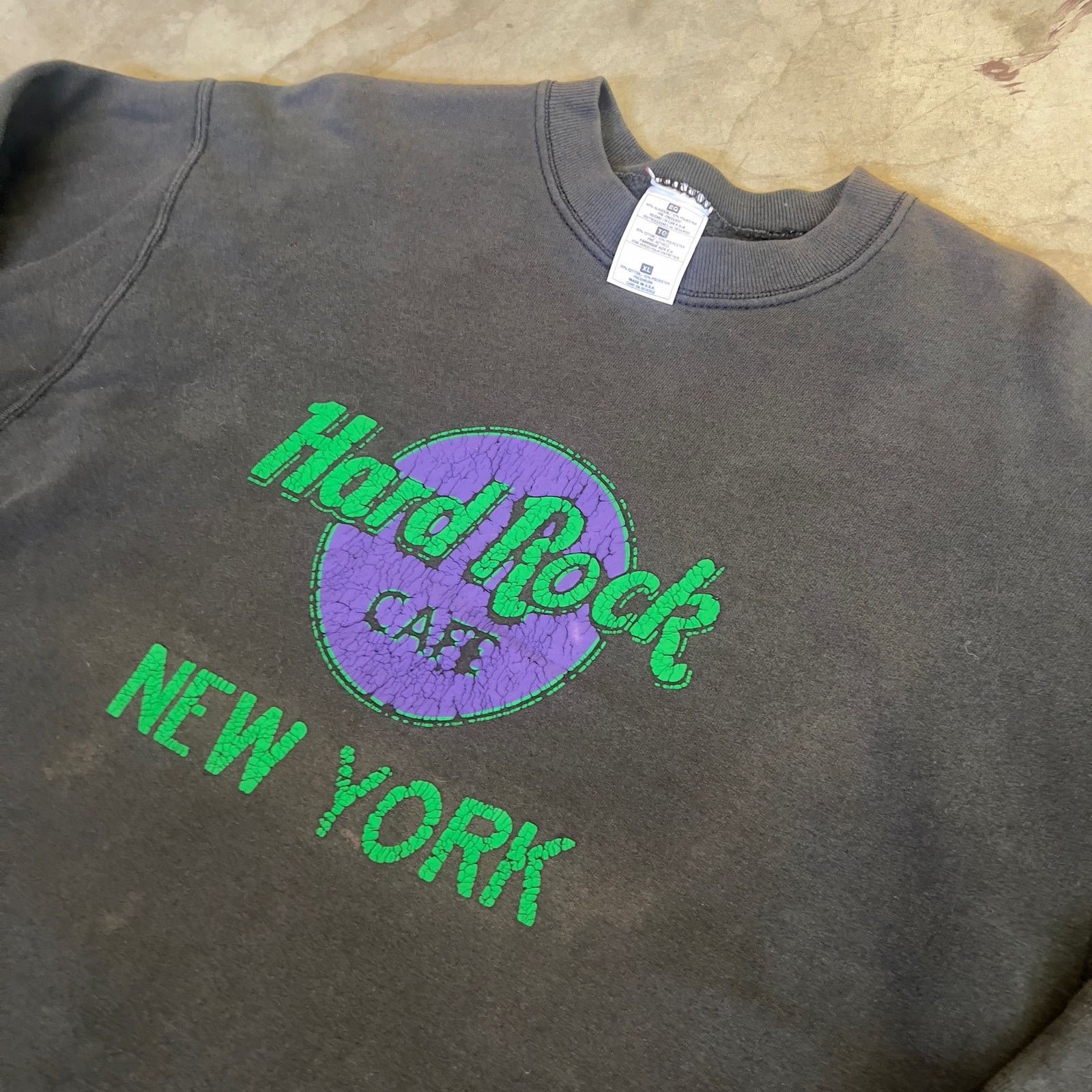 Hard Rock Cafe Vintage 90s Hard Rock Cafe New York Size US XL / EU 56 / 4 - 2 Thumbnail