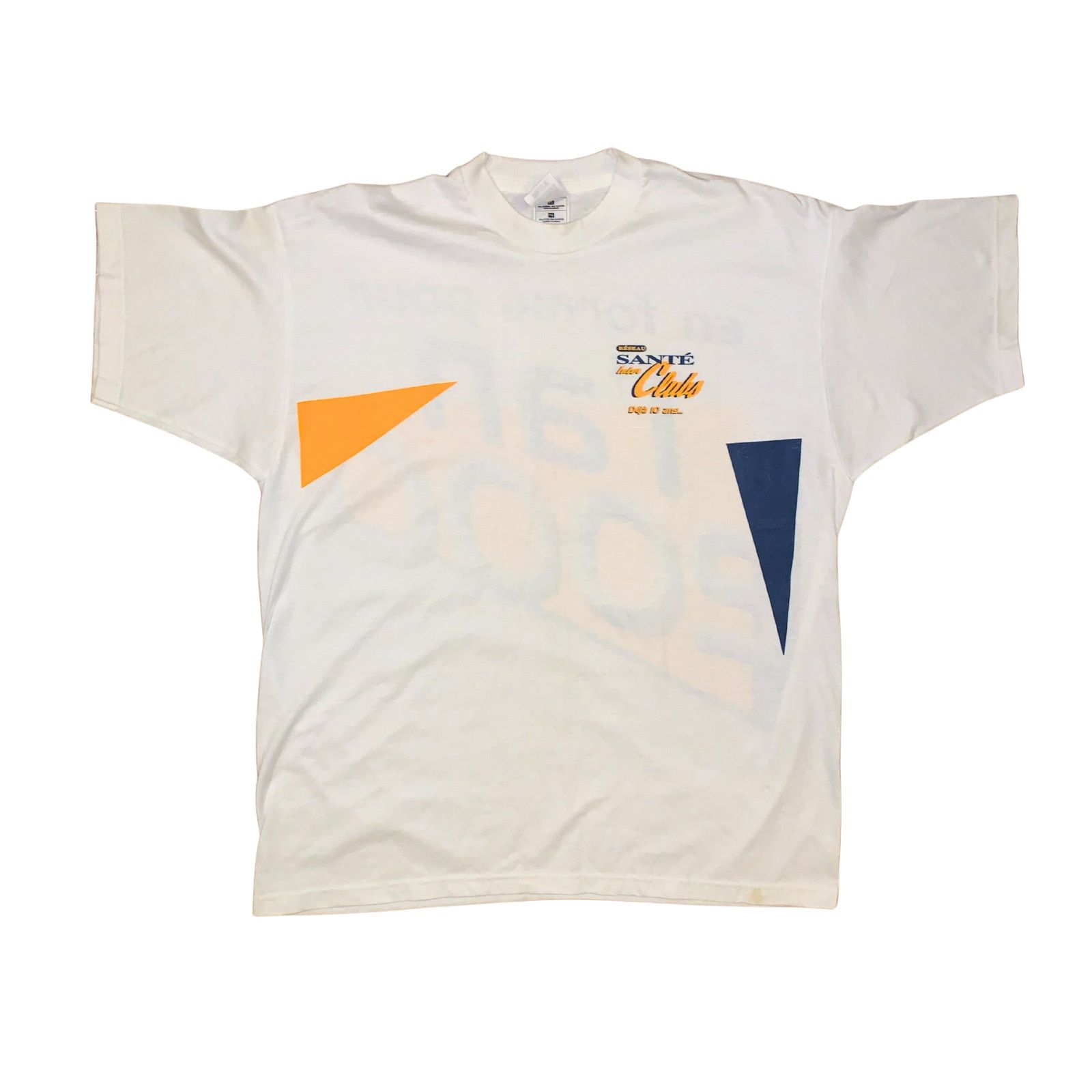 Fruit Of The Loom × Vintage Vintage 90s Réseau Santé "L'an 2000" Graphic T-Shirt XL Size US XL / EU 56 / 4 - 1 Thumbnail
