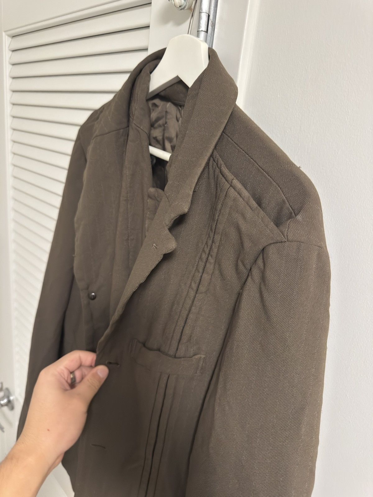 Comme des Garcons Homme Deux Cdg double layer blazer Size US XL / EU 56 / 4 - 12 Thumbnail