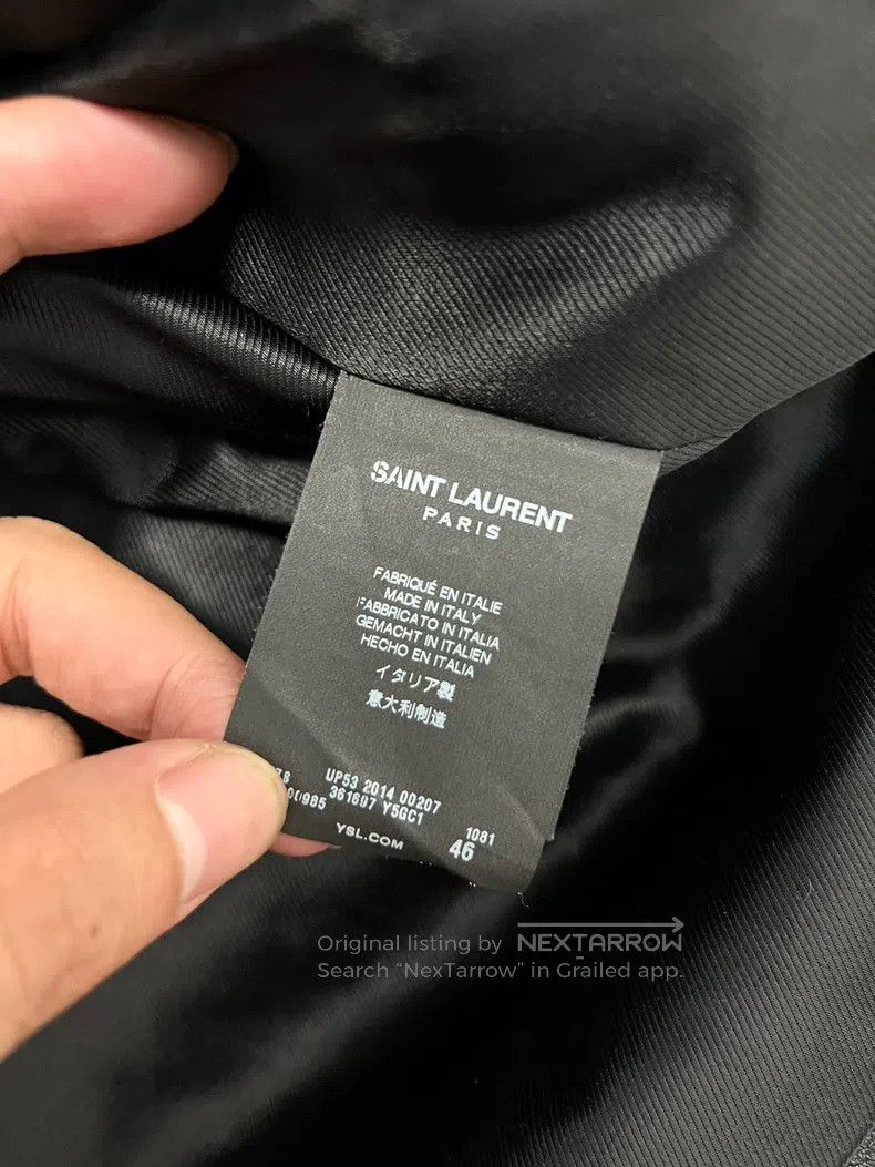Saint Laurent Paris Saint Laurent Paris Motorcycle Leather Jacket Size US S / EU 44-46 / 1 - 5 Thumbnail
