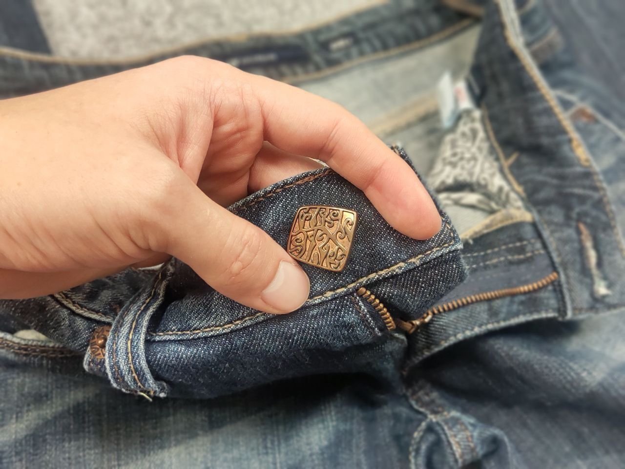 Miss Sixty Miss Sixty Vintage Y2K Marla Styl Low Rise Faded Denim Jeans Size 30" / US 8 / IT 44 - 10 Thumbnail