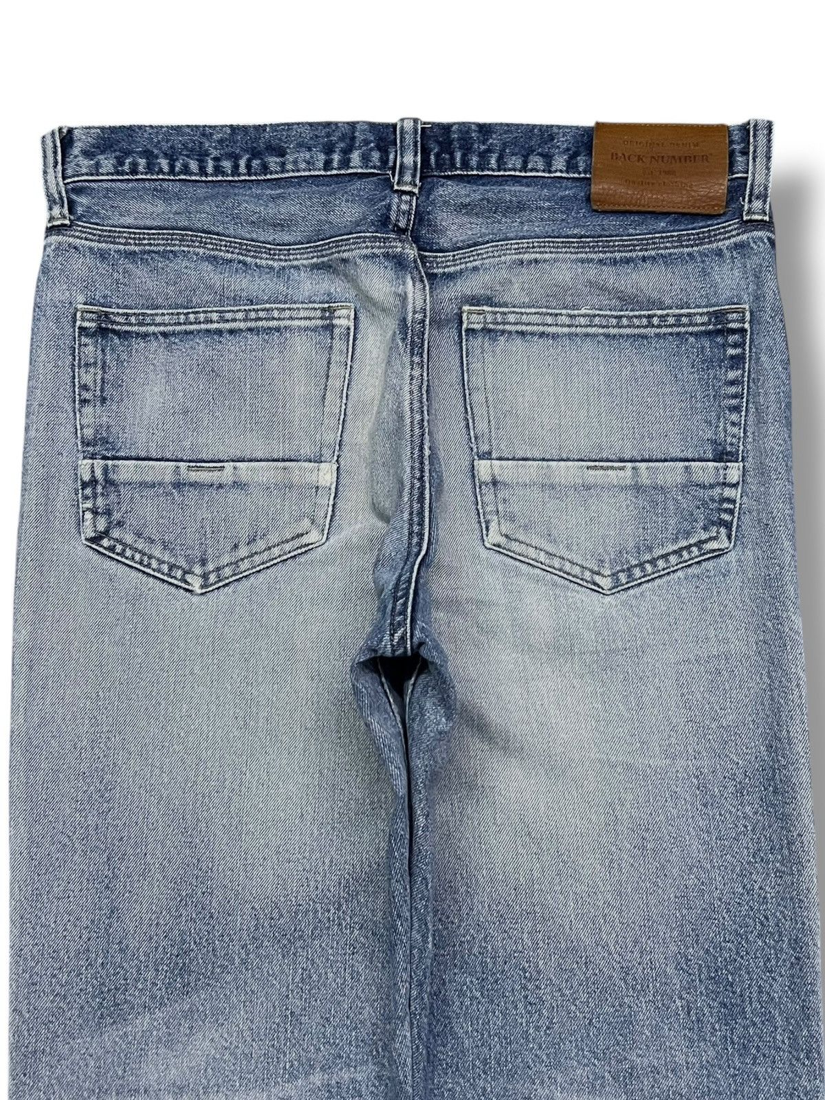 Numbers Vintage Back Number Kaihara Denim Japan - Faded Wash Jeans Size US 33 - 5 Thumbnail