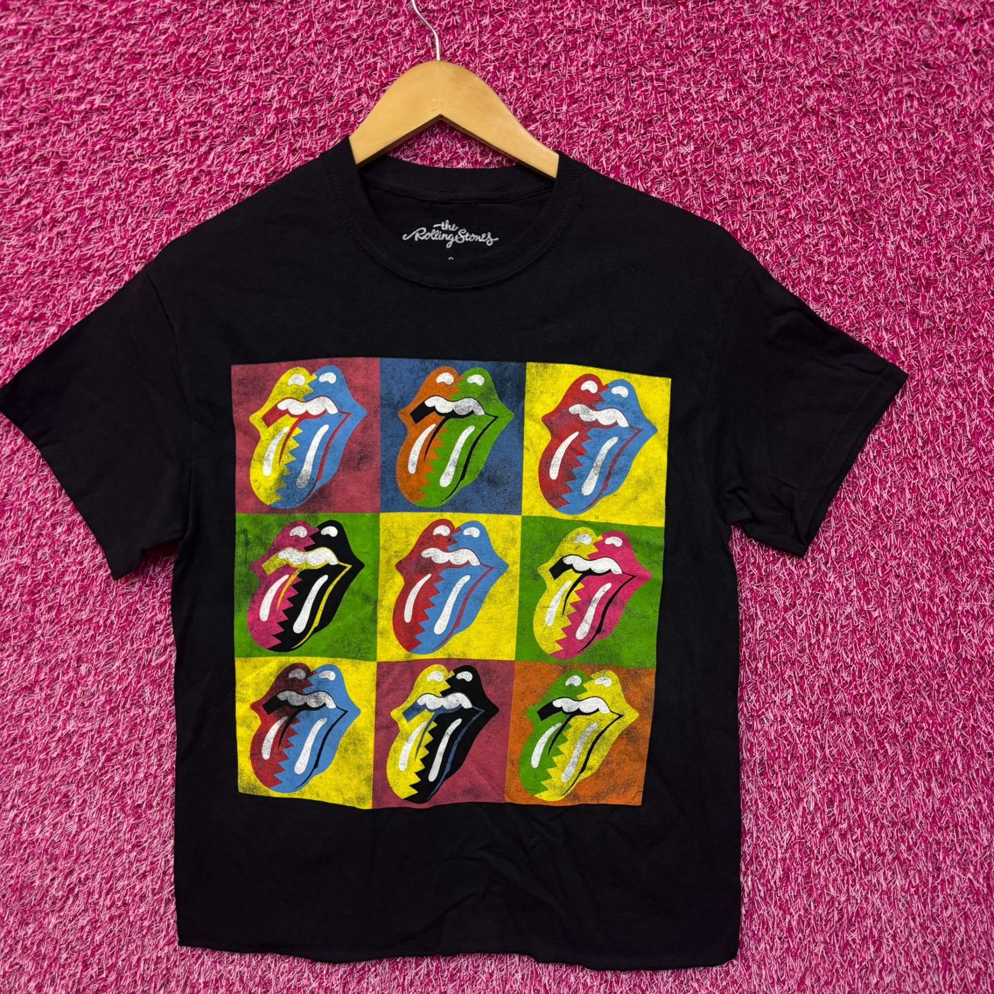 The Rolling Stones The Rolling Stones Warhol Pop Art Hot Lips Rock Crop Top S Size US S / EU 44-46 / 1 - 1 Thumbnail