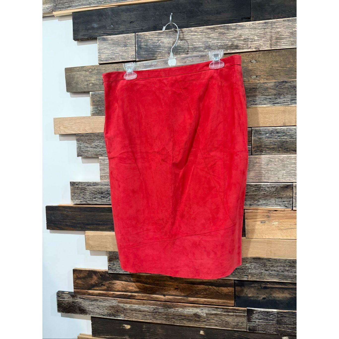 Elie Tahari Elie Tahari lamb suede leather pencil skirt size 10 medium Size 32" / US 10 / IT 46 - 2 Thumbnail