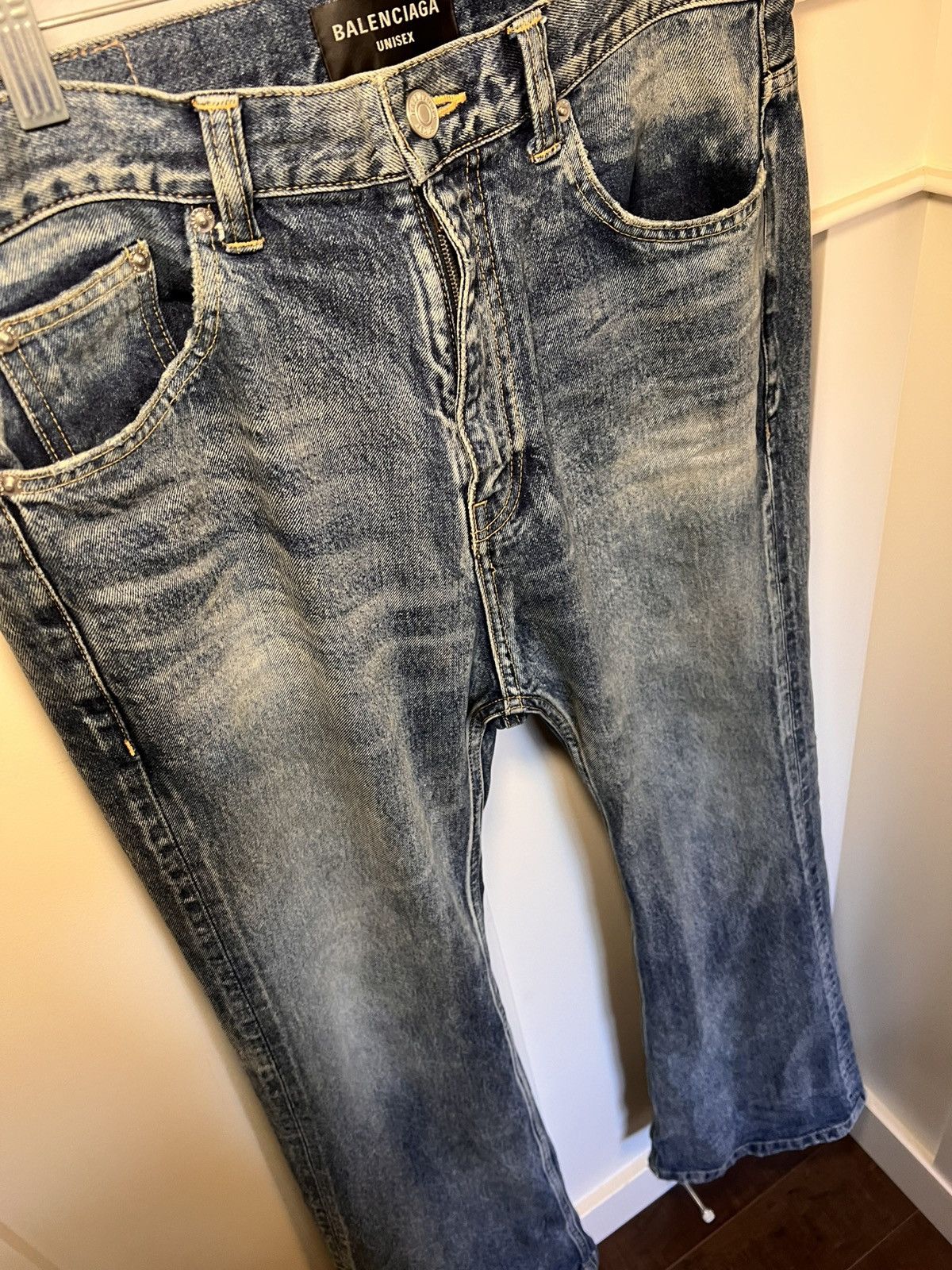 Balenciaga Balenciaga lost tape flared bootcut jeans Size US 34 / EU 50 - 16 Thumbnail