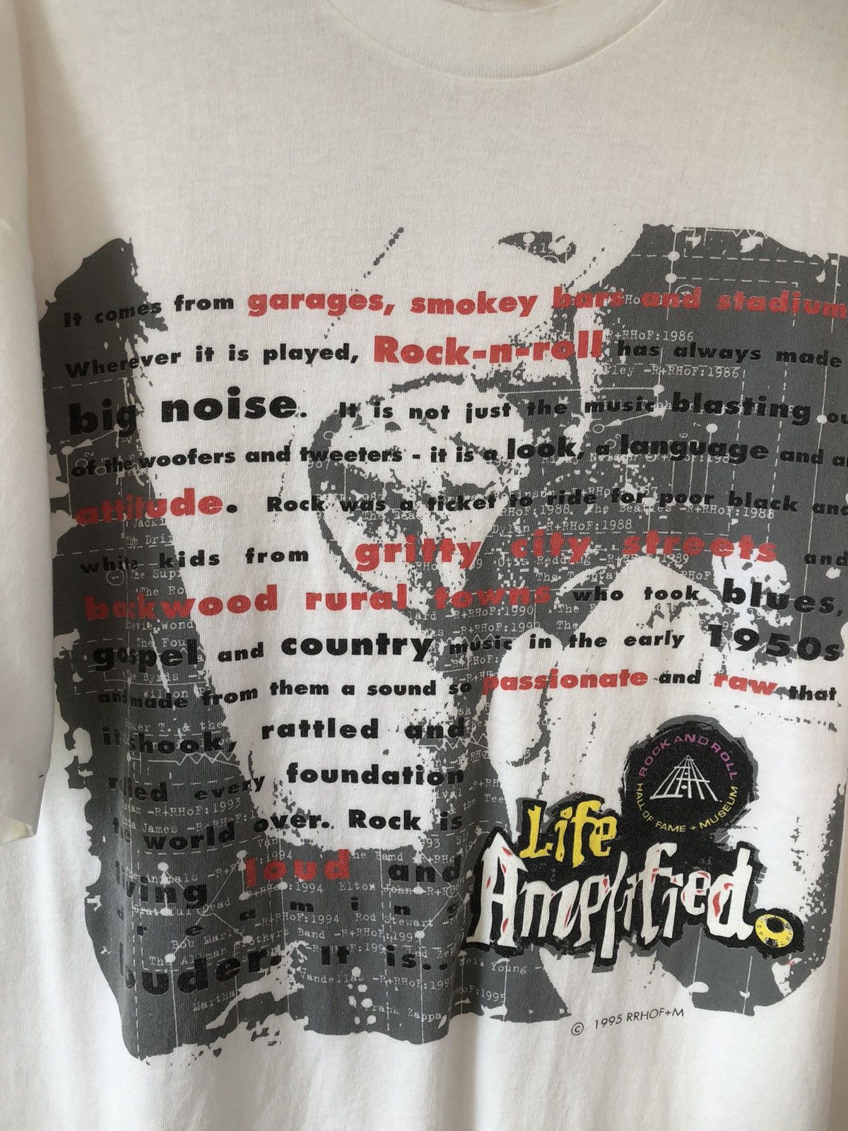 A&G Rock × Vintage Vintage 90s ARTISTIC Rock N Roll of Fame Size US XL / EU 56 / 4 - 3 Thumbnail