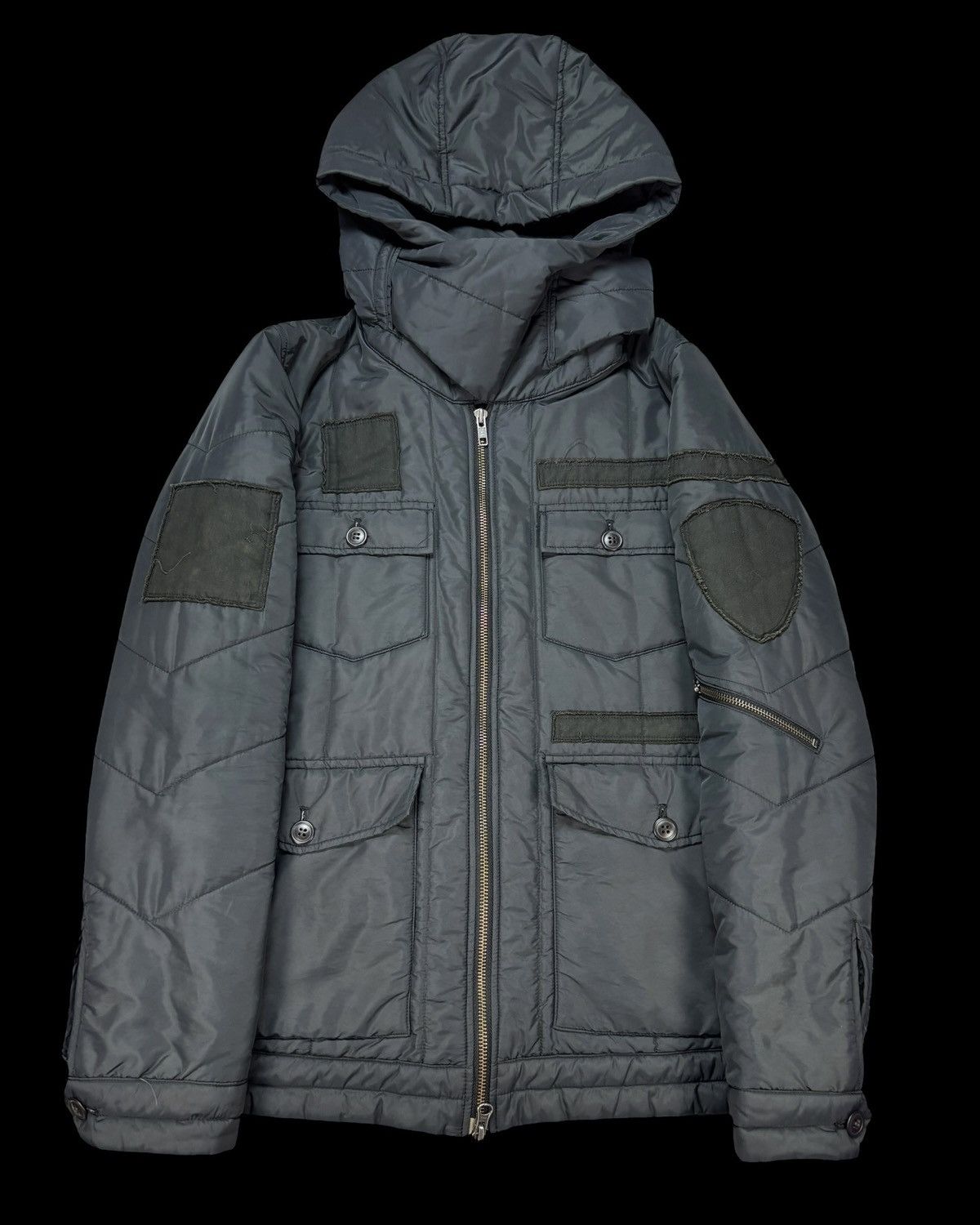 Undercover Undercover Aw05 Patchwork Cargo Puffer Jacket Size US M / EU 48-50 / 2 - 1 Thumbnail