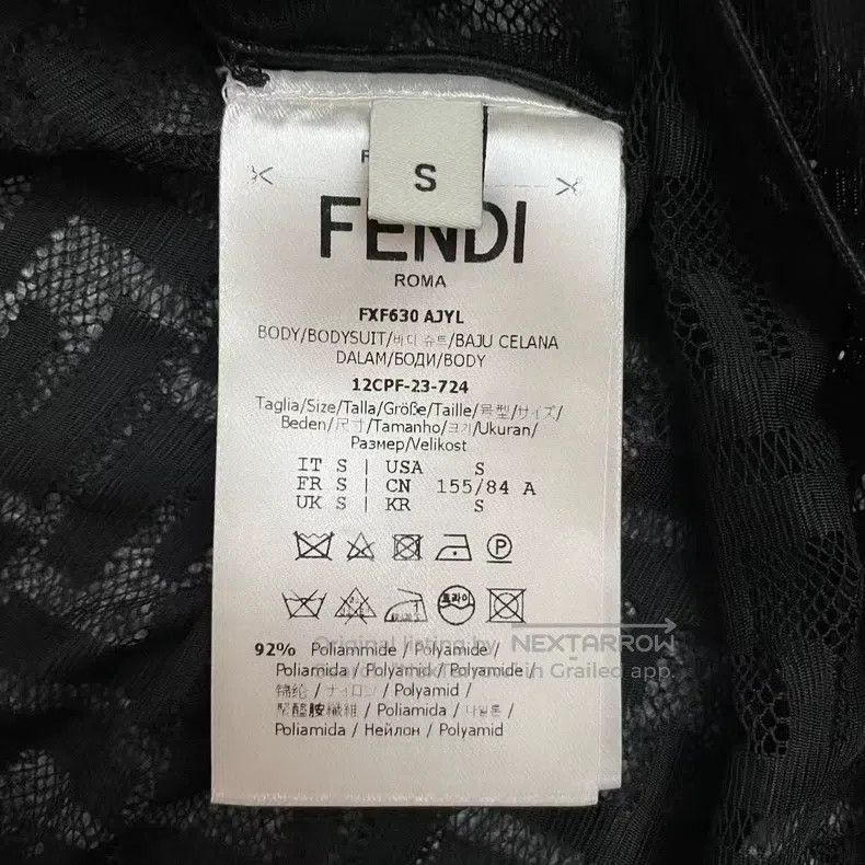 Fendi Fendi FW22 solid color all-over pattern lace fit long-slee Size S / US 4 / IT 40 - 5 Thumbnail