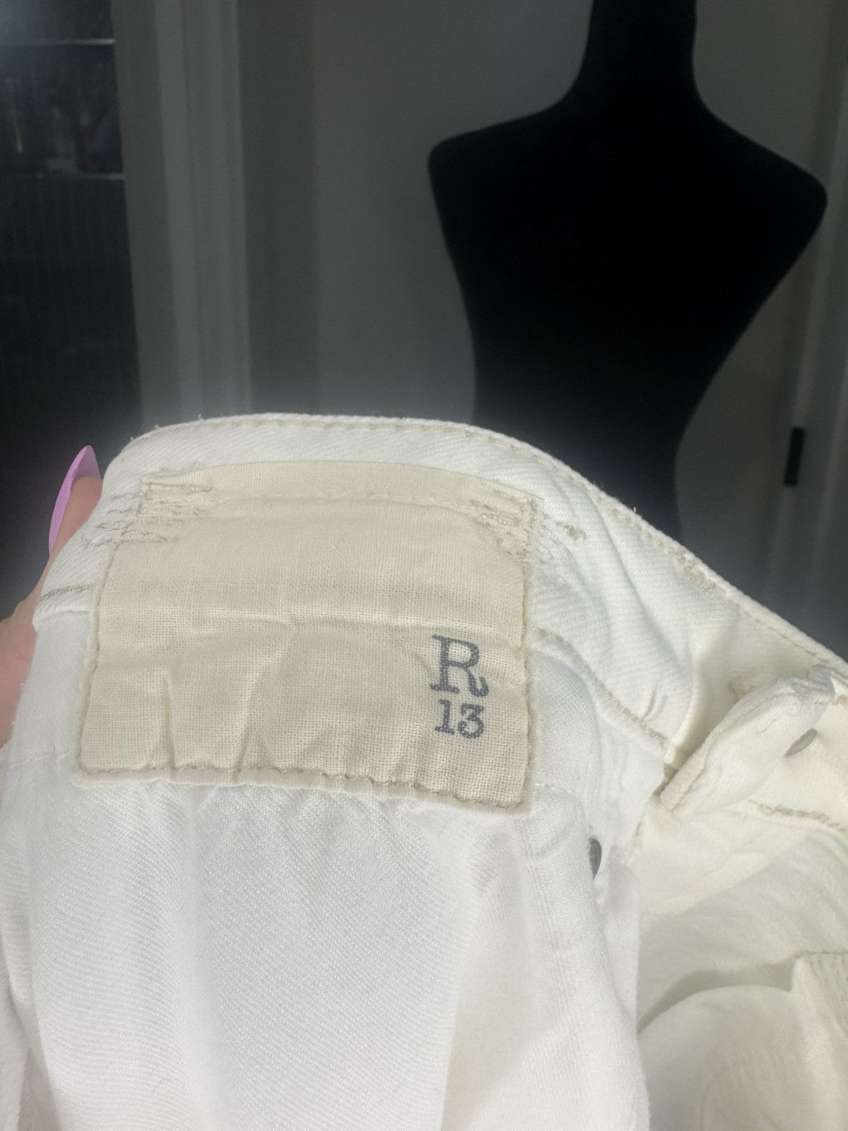 R13 R13 Boy Flare - Aerin White Size 26" / US 2 / IT 38 - 6 Thumbnail