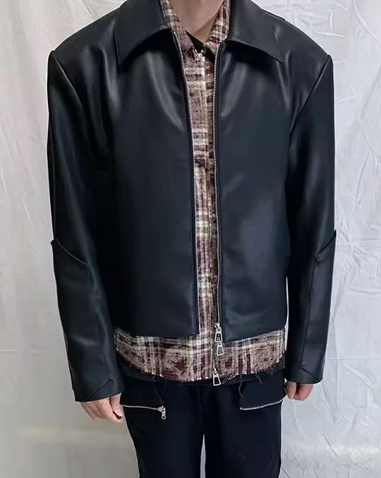 Japanese Brand Black PU Leather Jacket Size US S / EU 44-46 / 1 - 4 Thumbnail