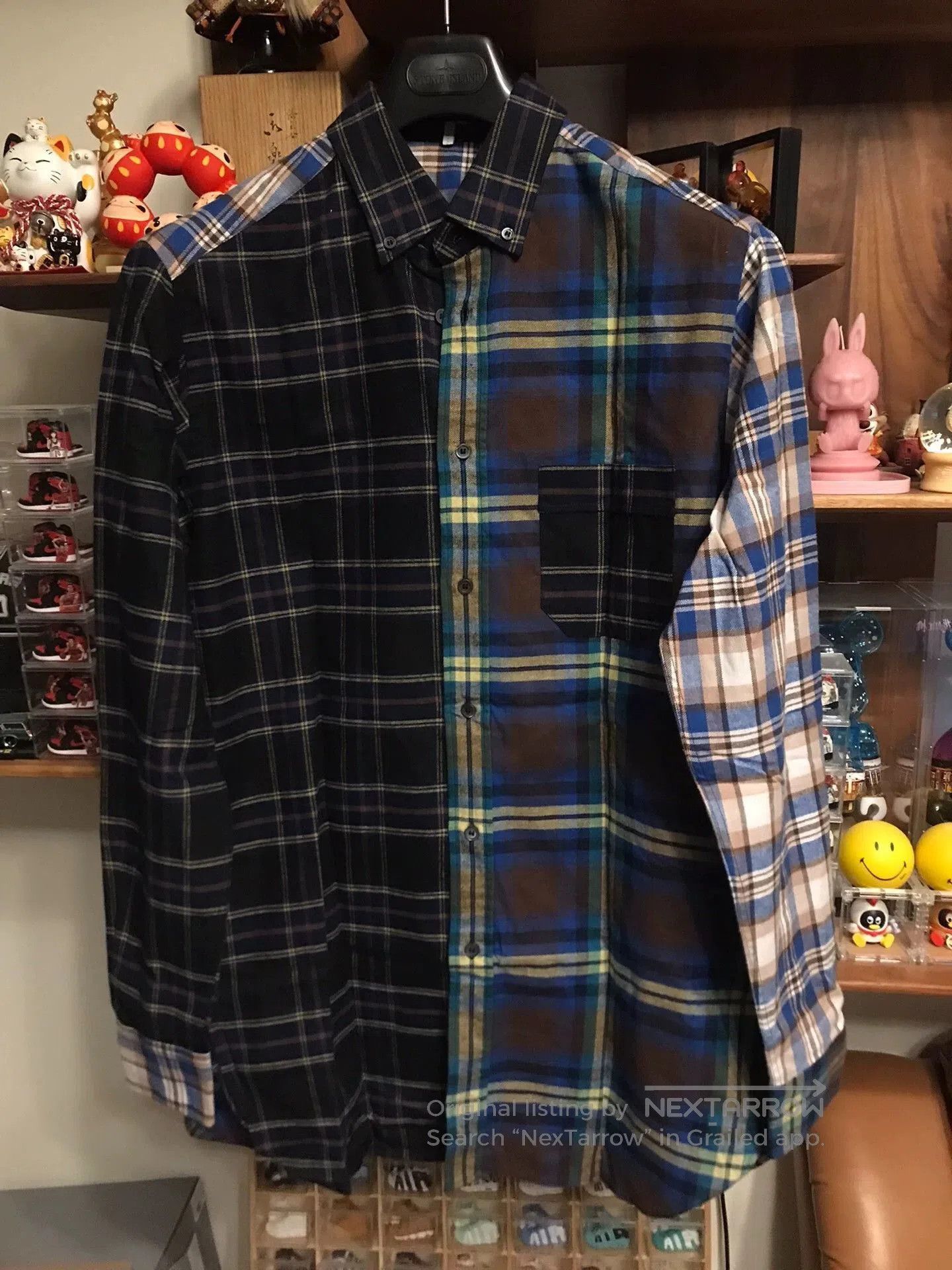 Loewe Multi-Color Plaid Long Sleeve Button-Up Shirt. Size US M / EU 48-50 / 2 - 1 Thumbnail