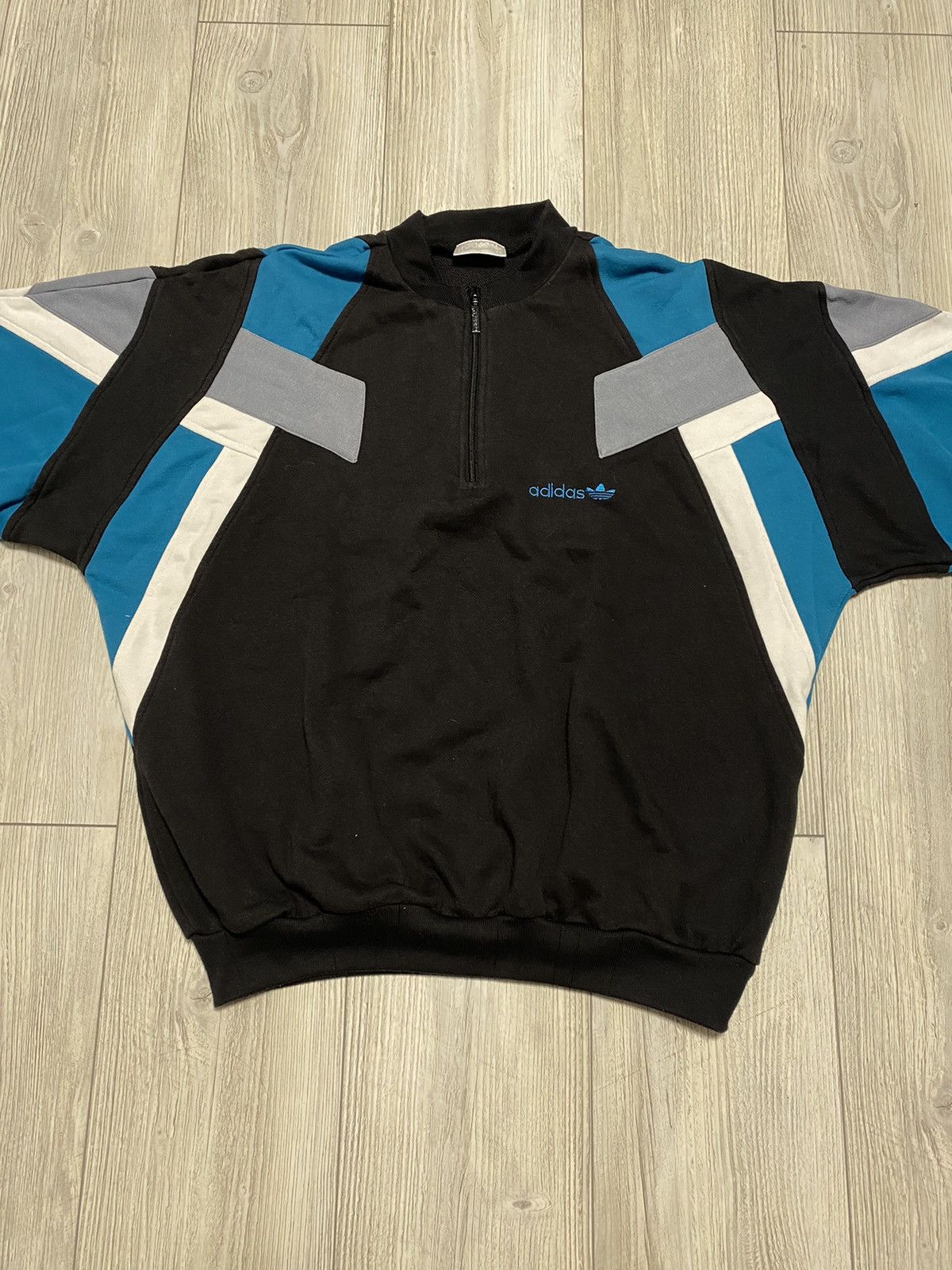 Vintage Adidas Vintage Track Jacket Rare Y2K 90s Size US L / EU 52-54 / 3 - 1 Thumbnail