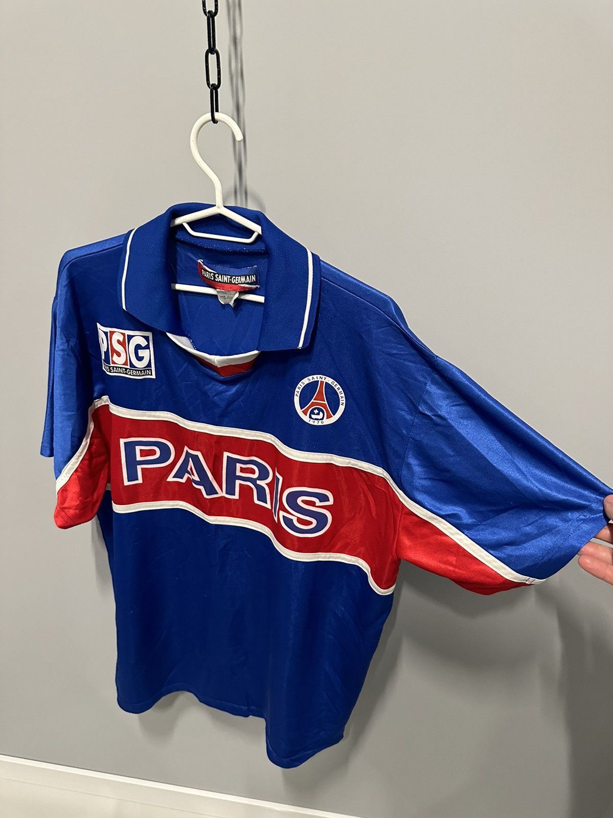 Nike Vintage 90s Jersey PSG Soccer Shirt Y2K Block Core Size US XL / EU 56 / 4 - 10 Thumbnail