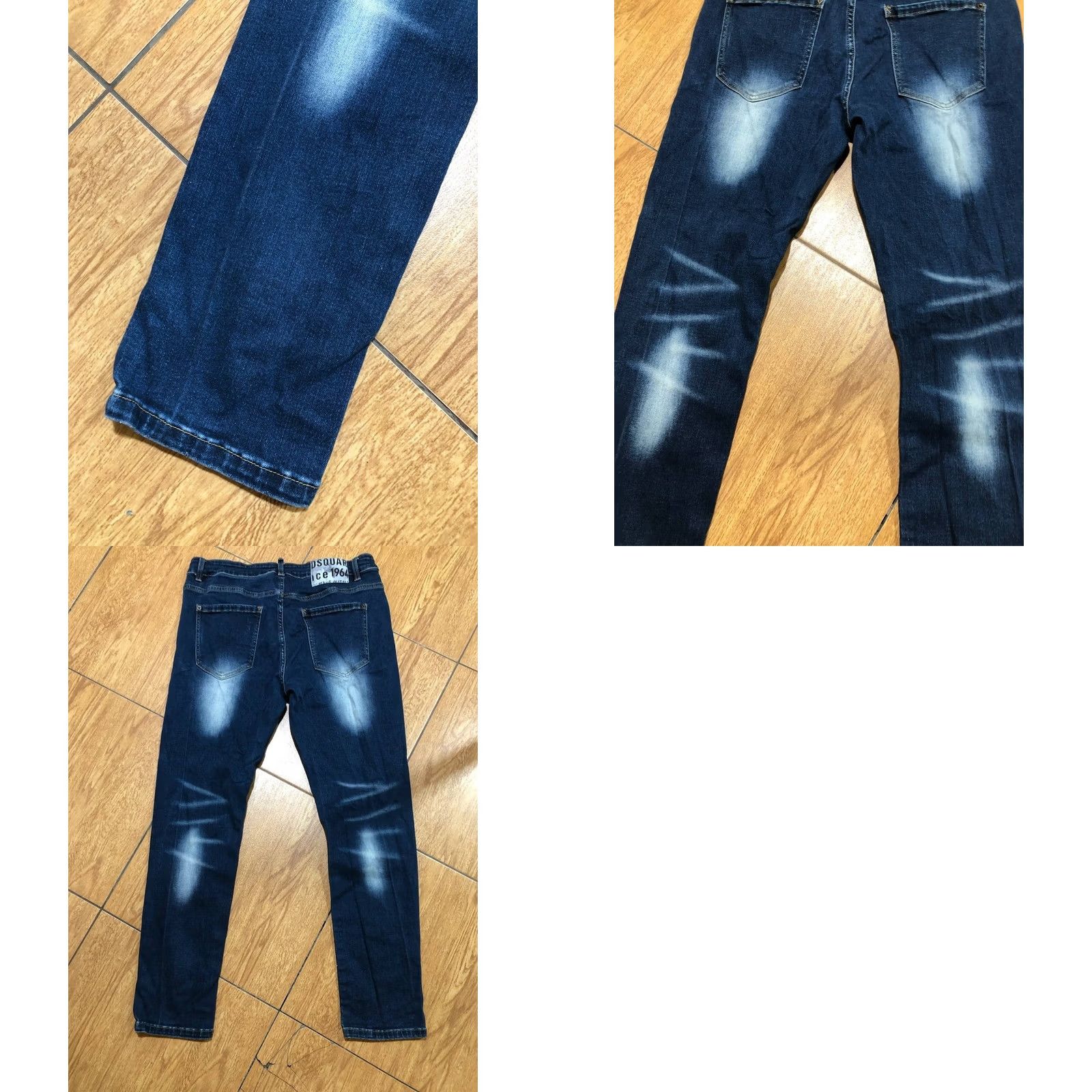 Dsquared2 Dsquared2 Jeans Mens 38 Blue Distressed Patchwork Cotton Size Size US 38 / EU 54 - 10 Thumbnail