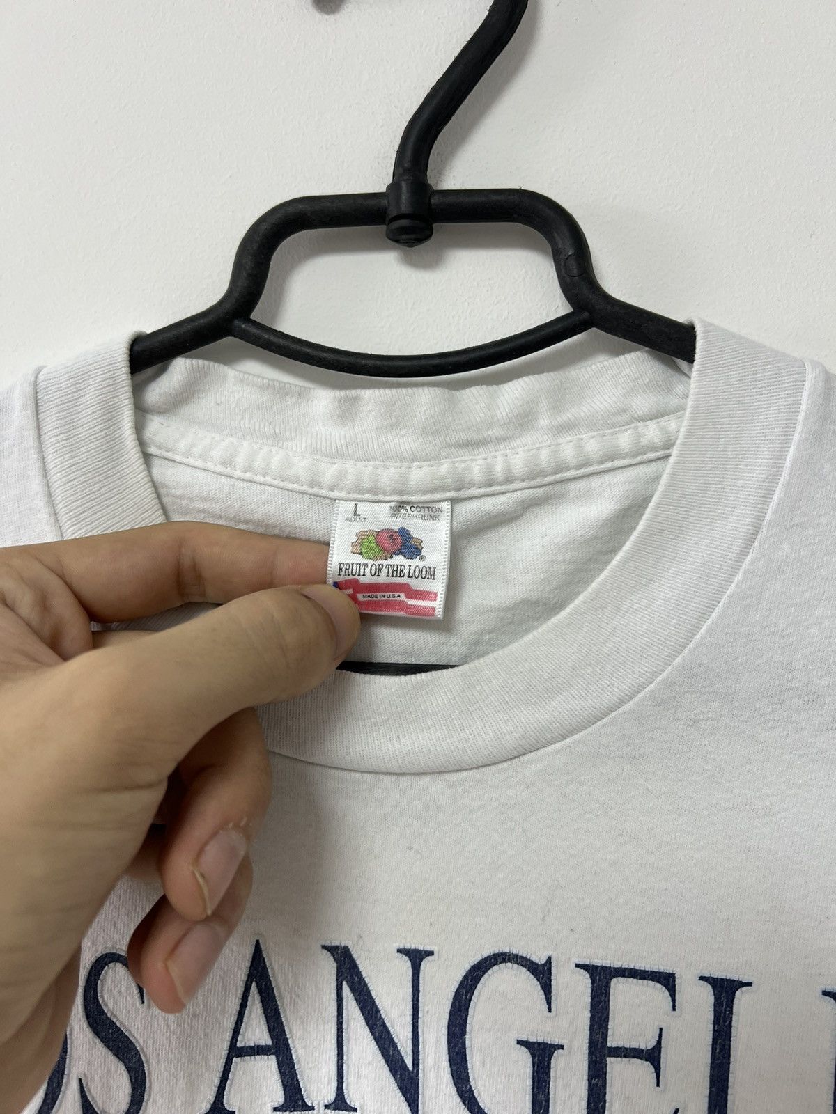 Fruit Of The Loom Vintage 90's Los Angeles The City of Angels Streetwear sz L Size US L / EU 52-54 / 3 - 11 Thumbnail
