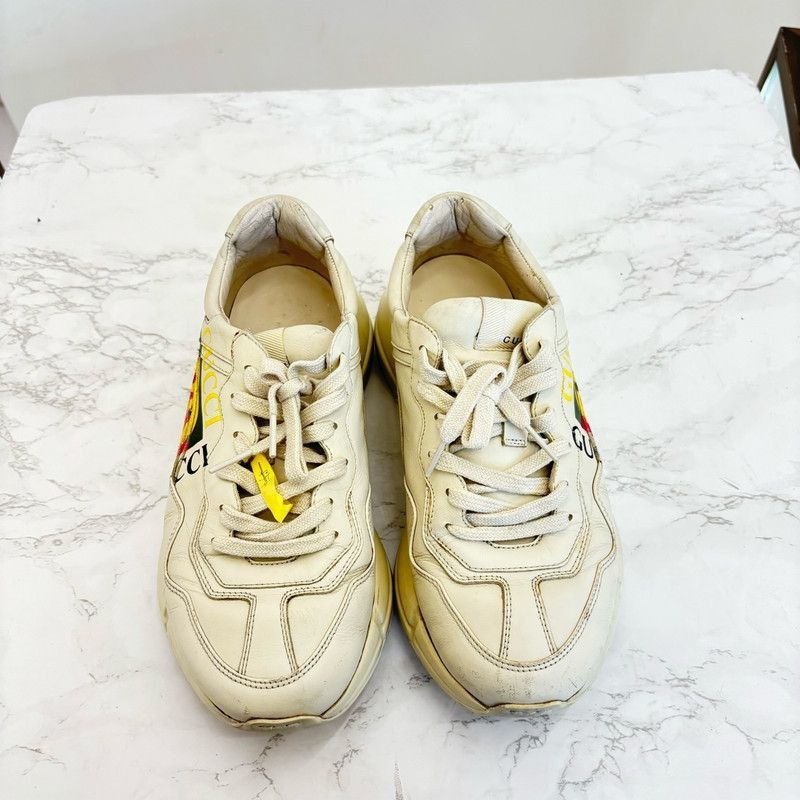 Gucci Gucci Rhyton Classic Logo Low-Top Sneakers - Size US 8.5 / EU 41-42 - 1 Thumbnail