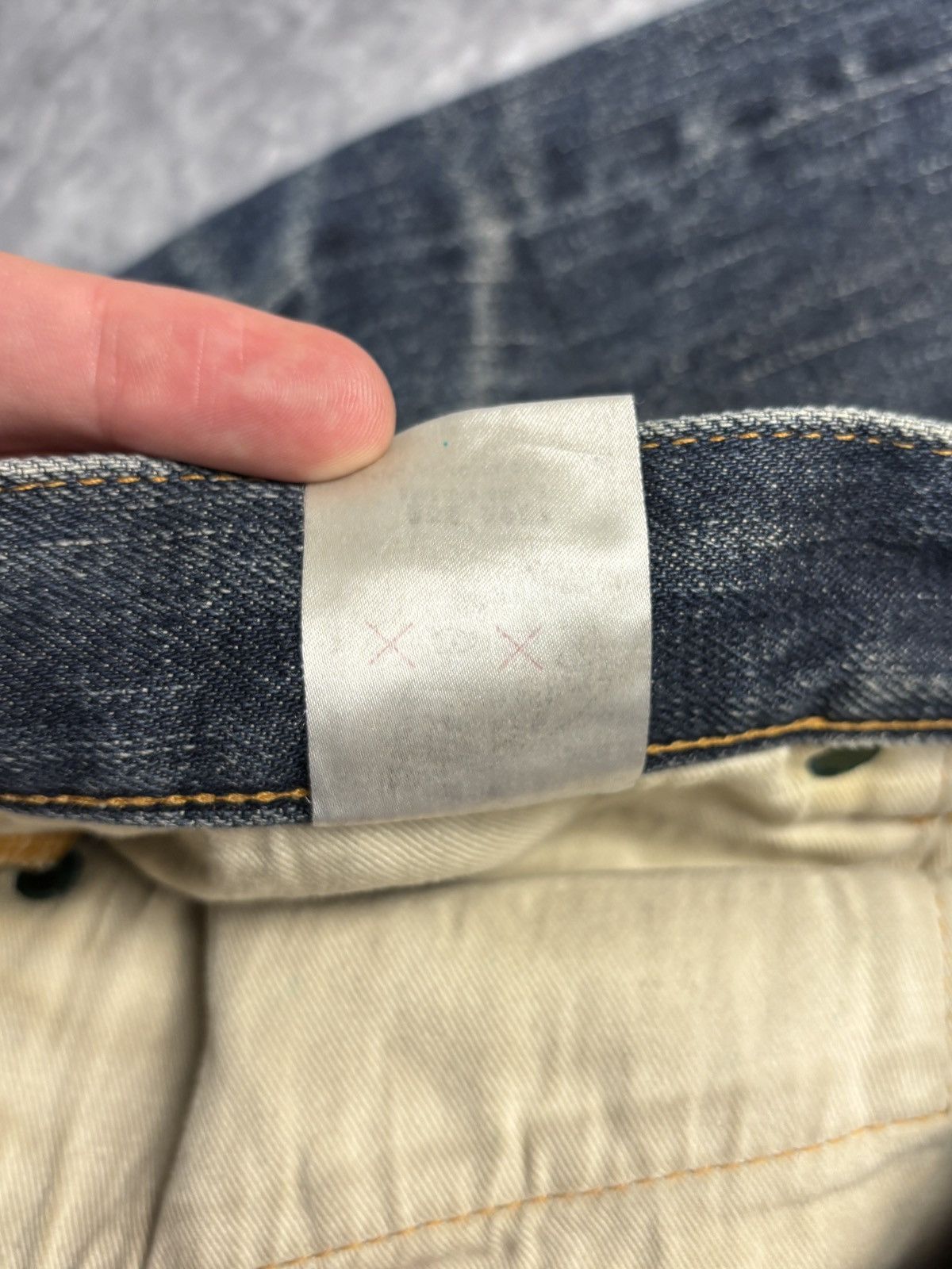 Blue Blue Japan × Japan Blue × Japan Blue Jeans Japan Blue Jeans Selvedge Denim Made in Japan JP 9201 Repair Size US 30 / EU 46 - 9 Thumbnail