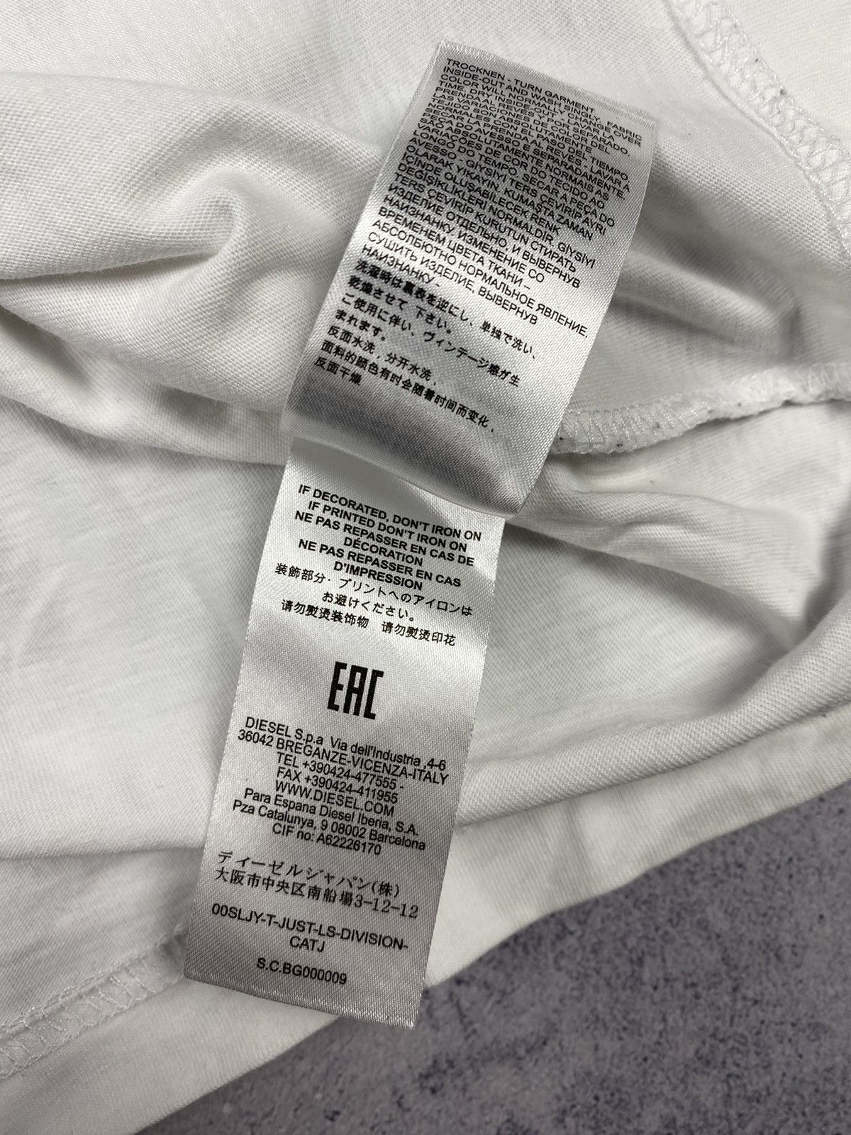 Diesel × Vintage Diesel Big Logo Long Sleeve Streetwear Vintage SK8 Y2K Size US M / EU 48-50 / 2 - 13 Thumbnail