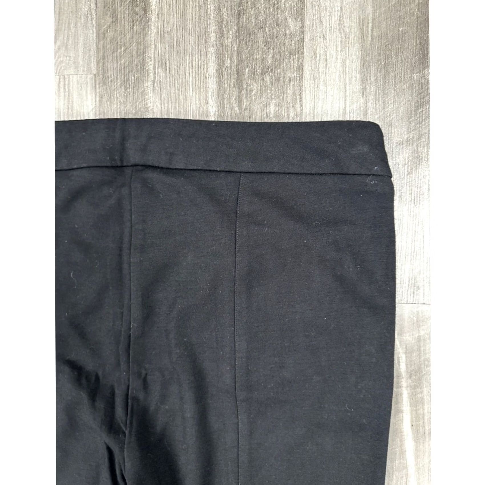 Vintage Cabi Audrey Front Seam Tapered Skinny Trouser Pants - 8 Black Dress Pants Women 8 Regular Size 30" / US 8 / IT 44 - 4 Thumbnail