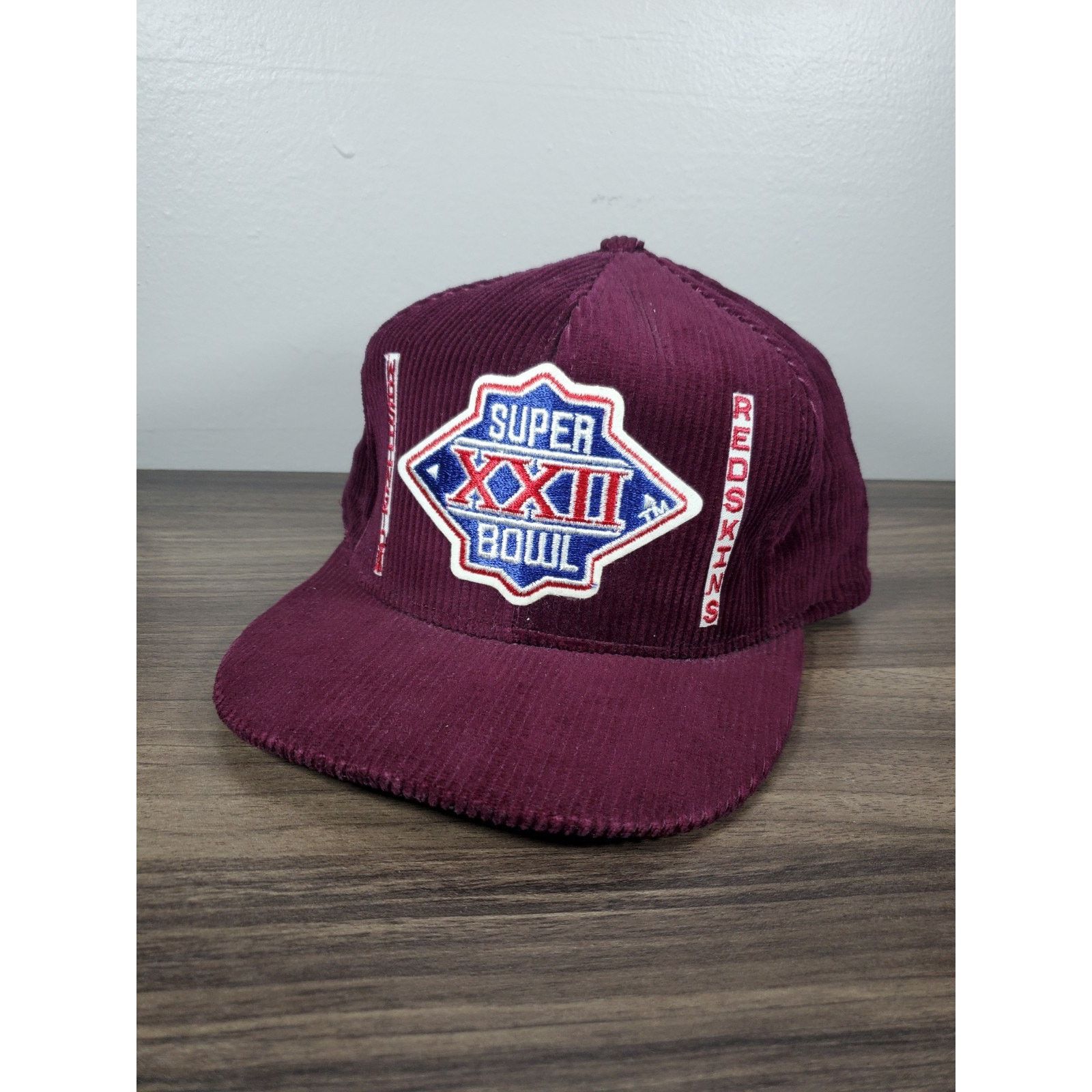 NFL × Vintage Washington Redskins Hat Super Bowl Corduroy Snapback Cap AJD Size ONE SIZE - 2 Thumbnail