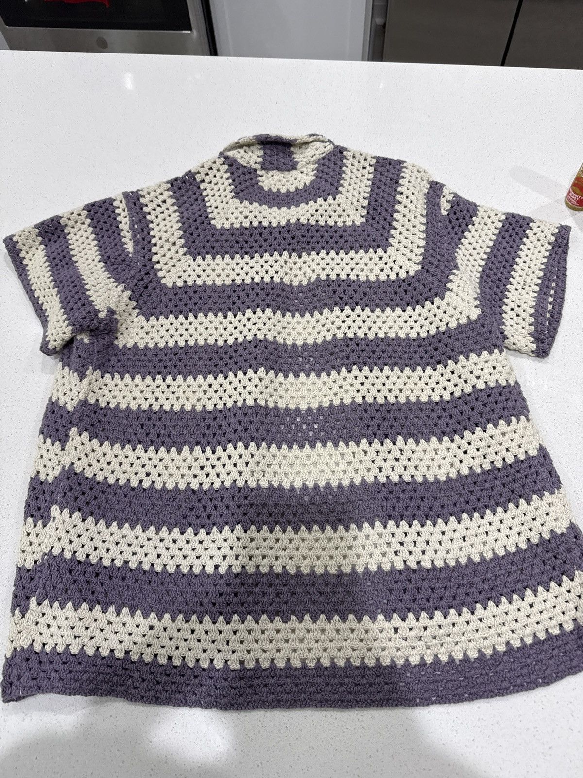 Bode Bode - Flagship crochet cotton shirt Size US S / EU 44-46 / 1 - 4 Thumbnail