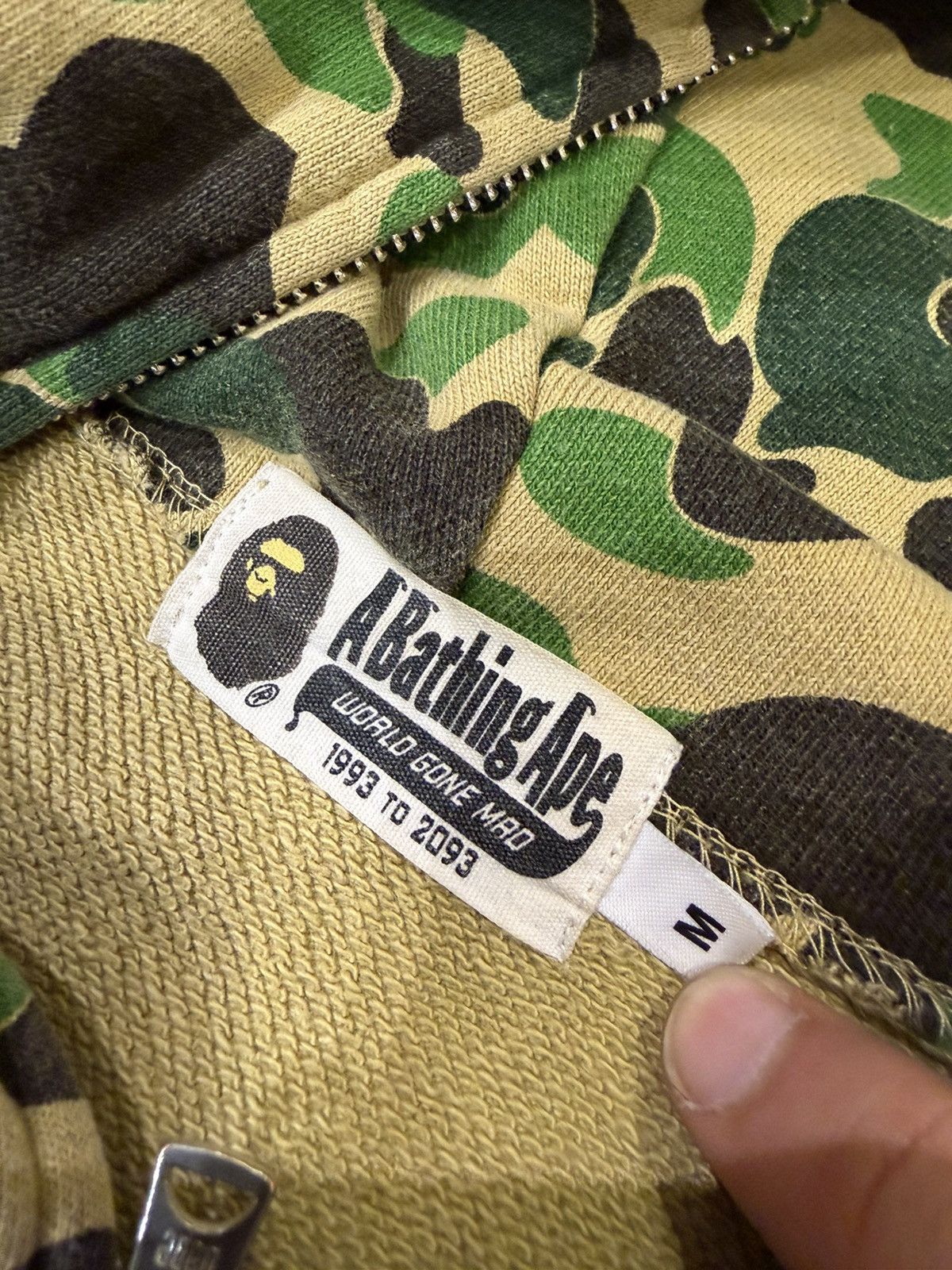 Bape Bape Ape Green Camo Full Zip Hoodie Size US M / EU 48-50 / 2 - 3 Thumbnail